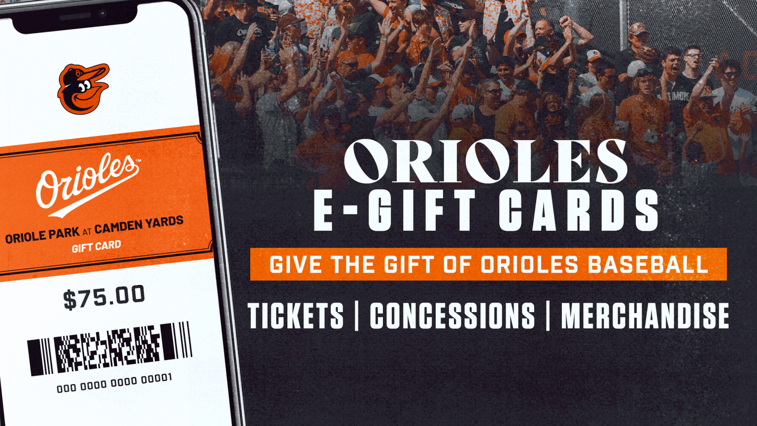 Orioles EGift Cards Baltimore Orioles