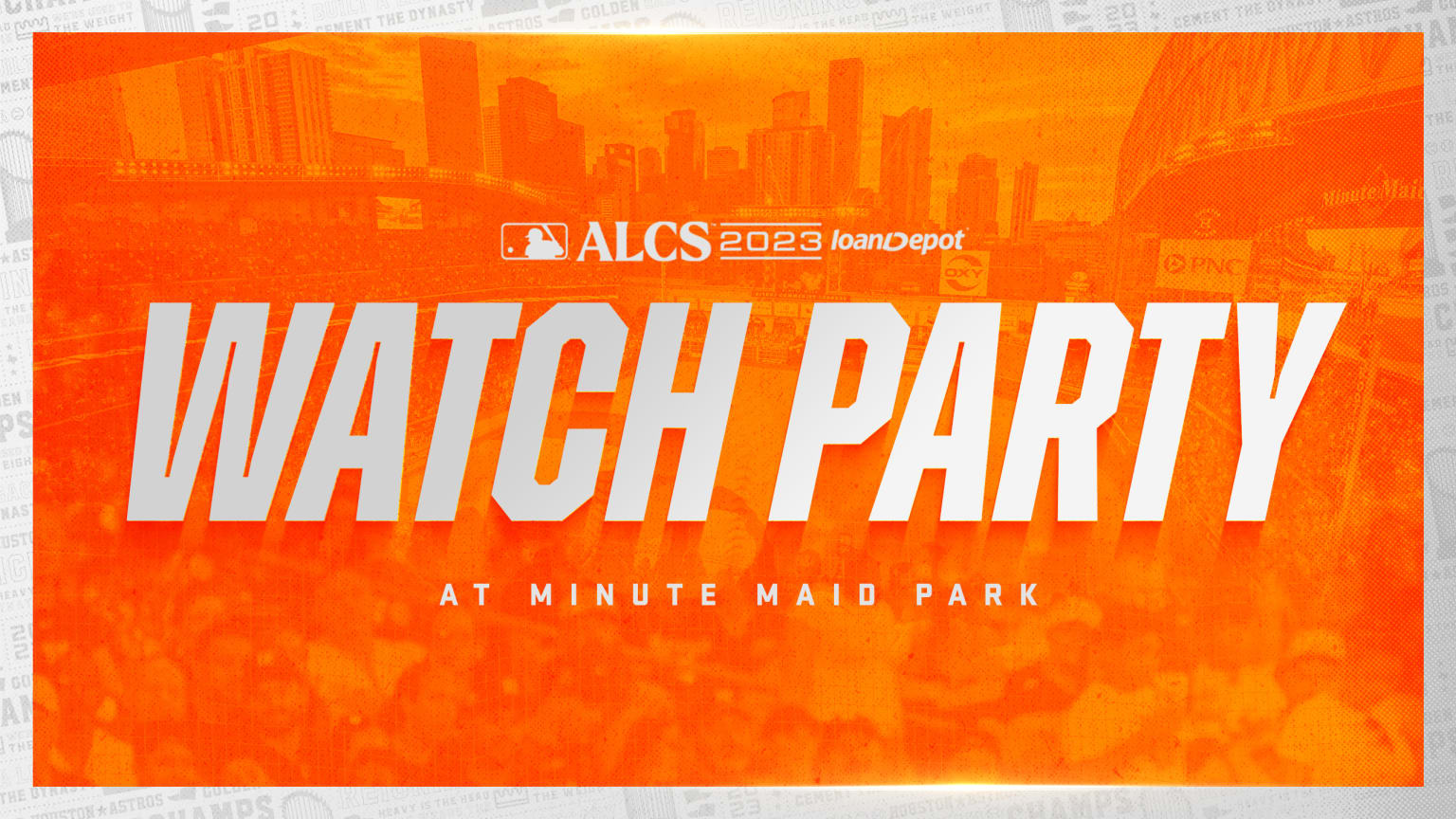 Houston Astros 2023 post-season ALDS: Where to go for watch parties, ALDS  tickets