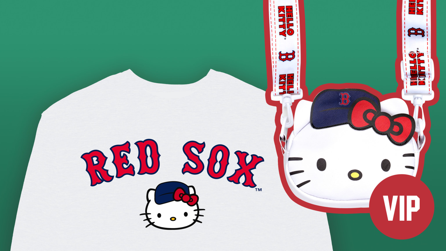 ハローキティ×Boston Red Sox 50周年記念 マスコット人形 Hello Kitty Boston Red Sox Bobblehead SGA 06/25/2024 50th