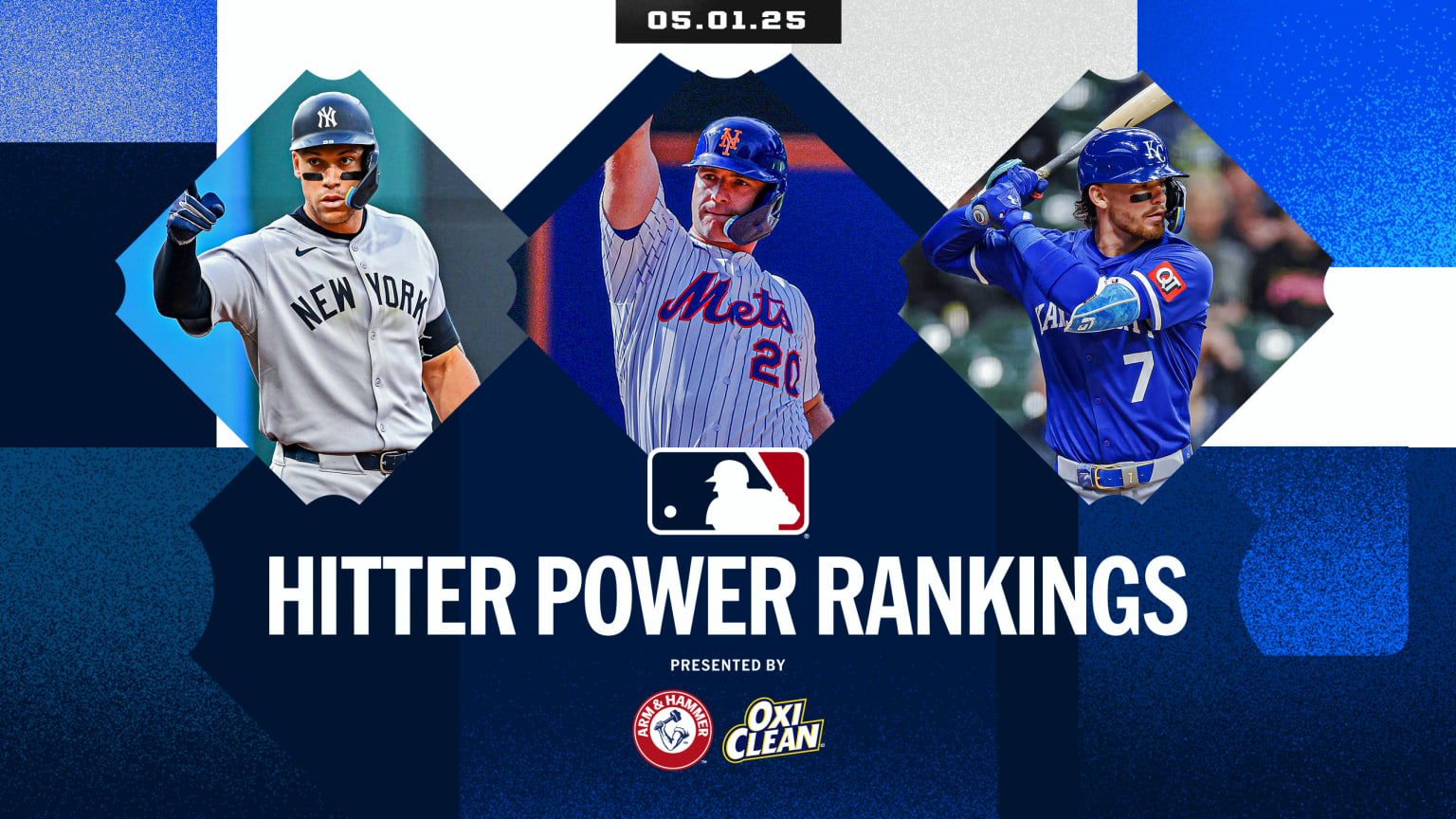 Aaron Judge, Pete Alonso and Bobby Witt Jr. lead the way in the latest Hitter Power Rankings