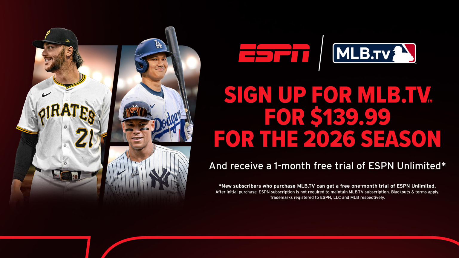 Get MLB.TV Seasonal package for $139.99