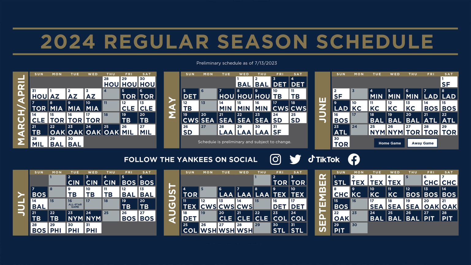 Printable 2023 Detroit Tigers Schedule