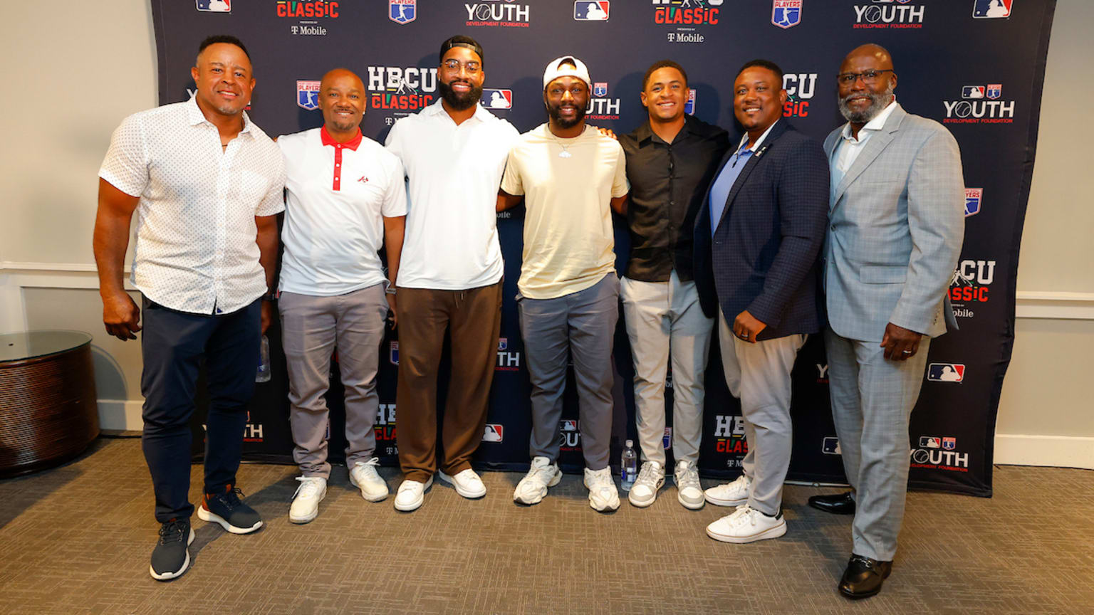 Brian Jordan, Big Tigger, Jo Adell, Michael Harris II, Christian Moore, Darrell Mathews and Reggie Waller