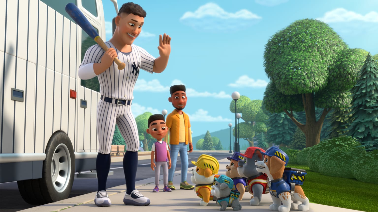 Aaron Judge joins Paw Patrol spin-off Rubble and Crew