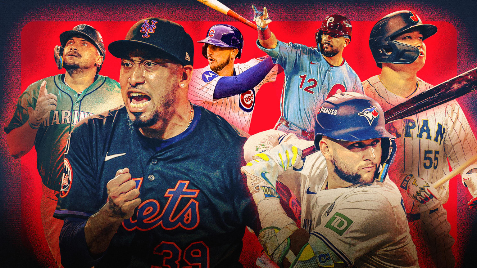 Josh Naylor, Edwin DΓaz, Kyle Tucker, Kyle Schwarber, Bo Bichette and Munetaka Murakami Josh Naylor, Edwin DΓaz, Kyle Tucker, Kyle Schwarber, Bo Bichette and Munetaka Murakami