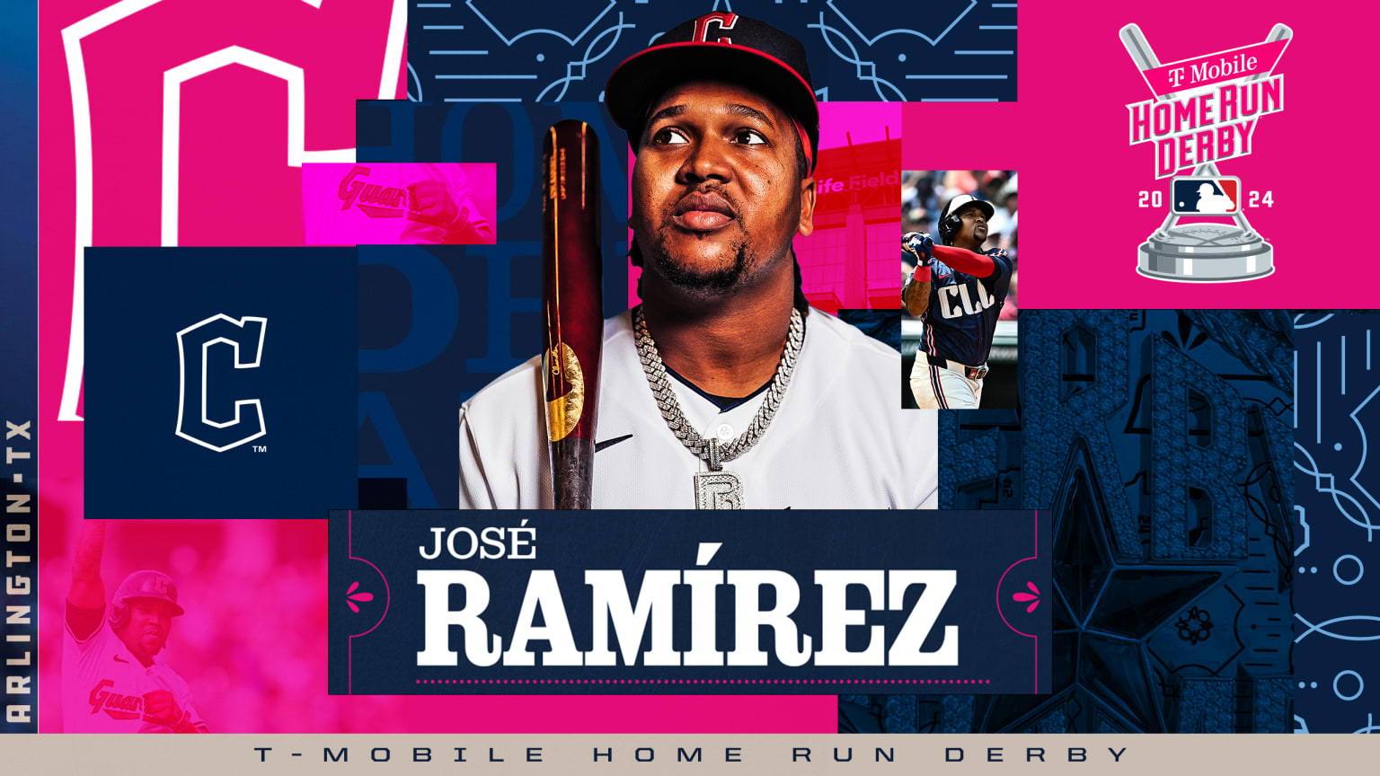 Cleveland third baseman José Ramírez will participate in his second Home Run Derby