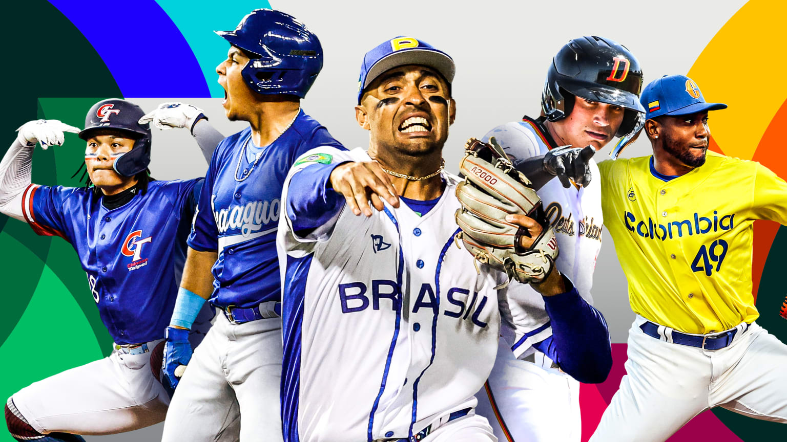 Images of five players who impressed during the World Baseball Classic Qualifiers