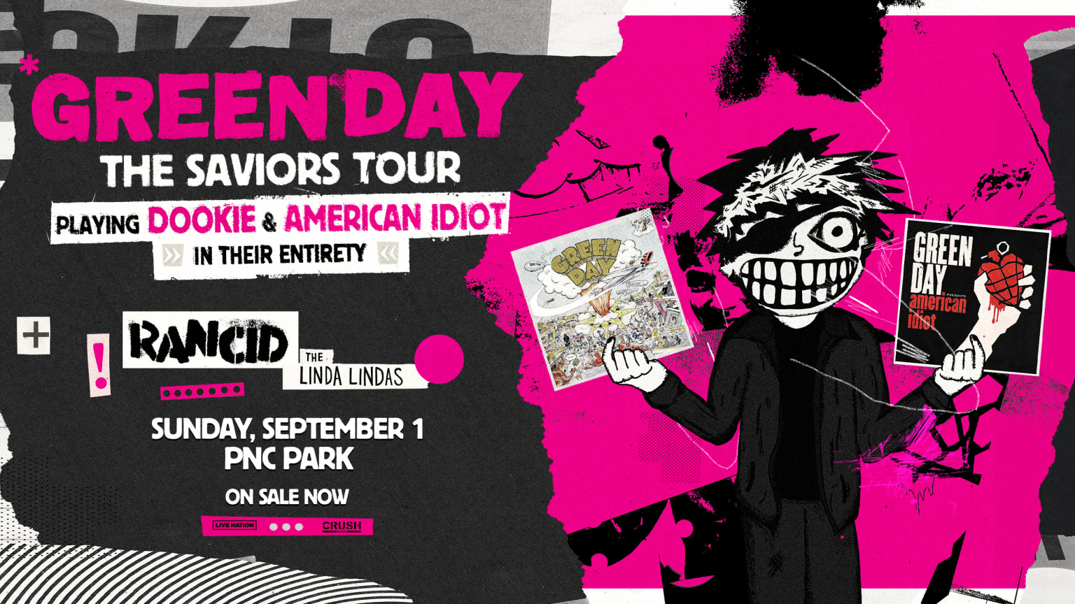 Green Day The Saviors Tour at PNC Park Pittsburgh Pirates