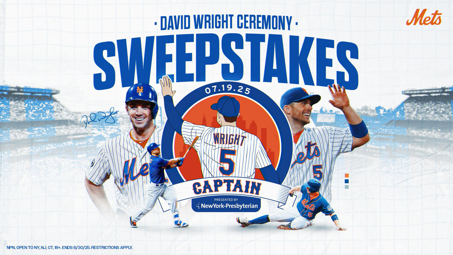 David Wright Ceremony Sweepstakes | New York Mets display picture 1