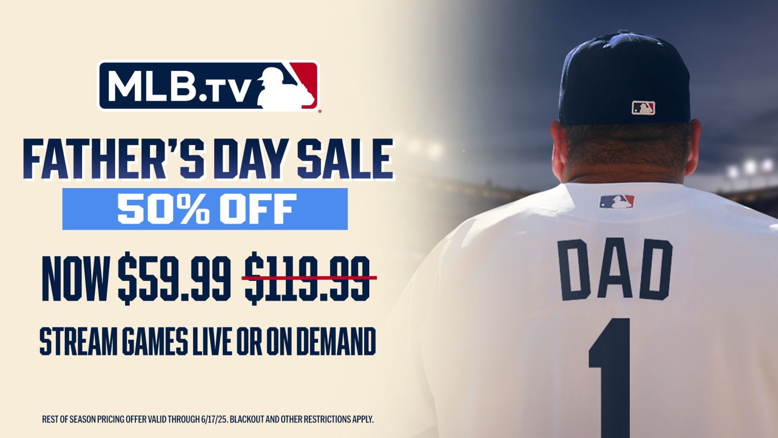 Give Dad the gift of MLB.TV