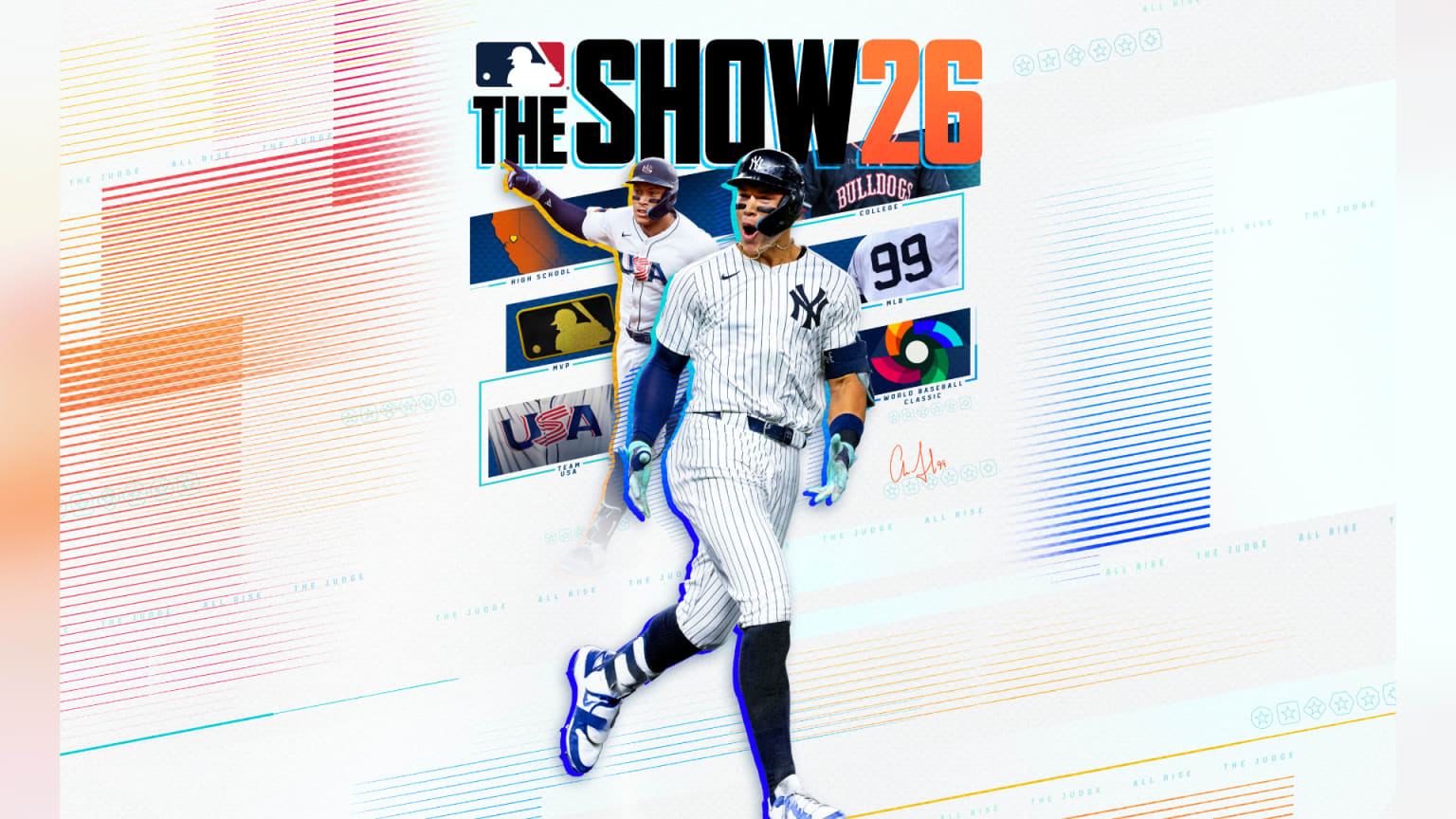 Aaron Judge on the cover of MLB The Show 26