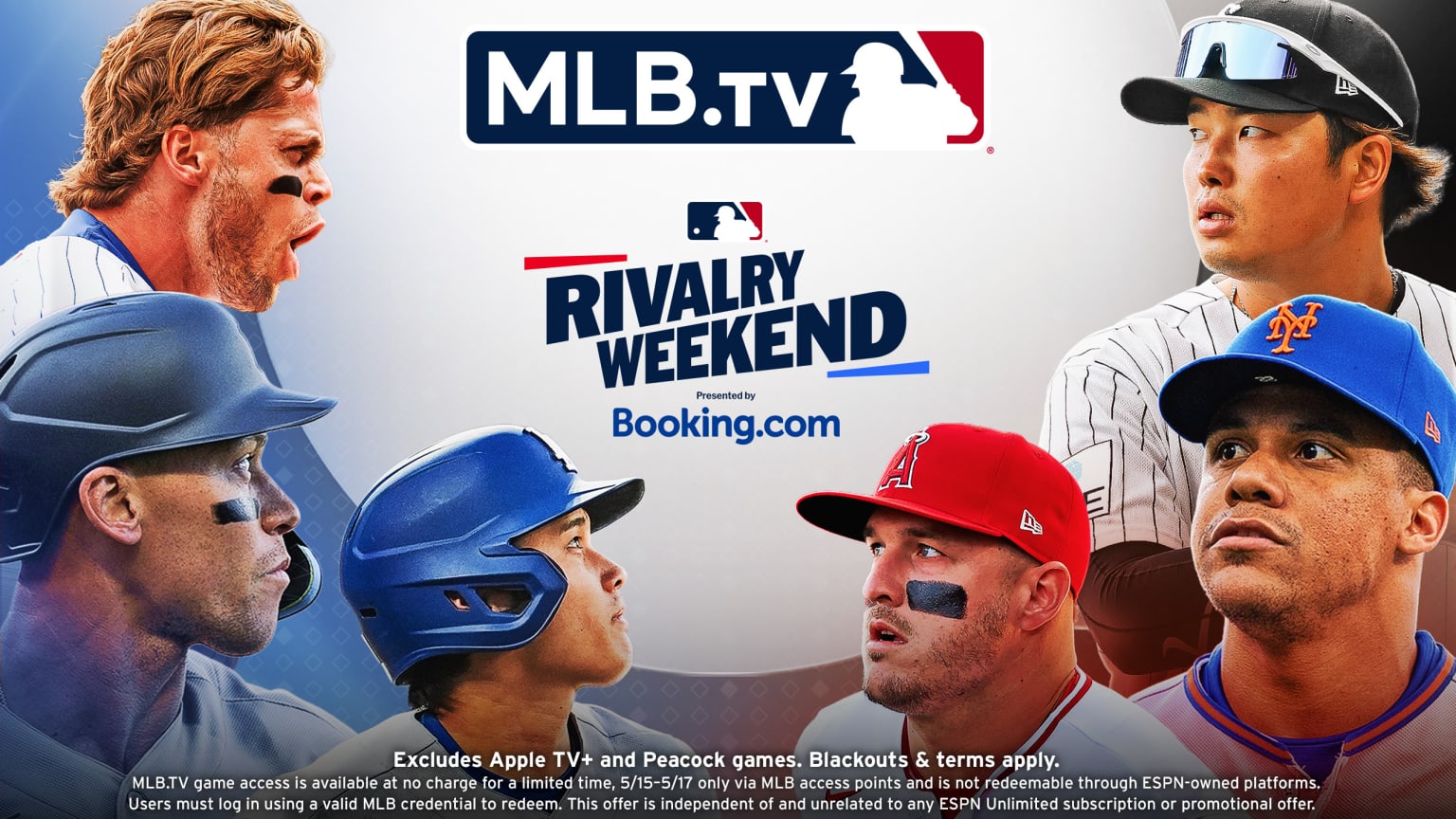 Watch out-of-market games free on MLB.TV during Rivalry Weekend