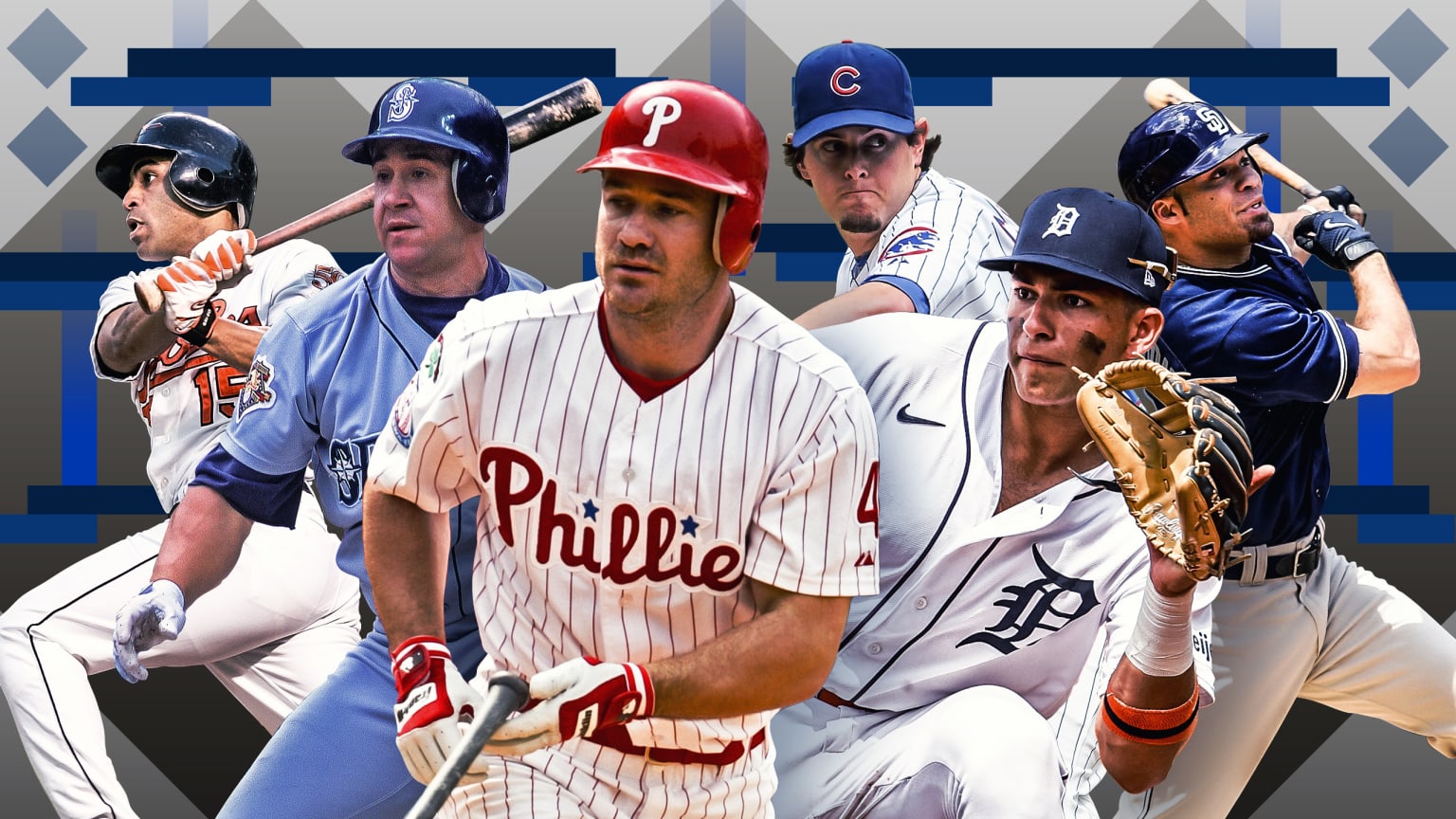 Jerry Hairston Jr., Bret Boone, David Bell, Casey Coleman, Trei Cruz and Scott Hairston
