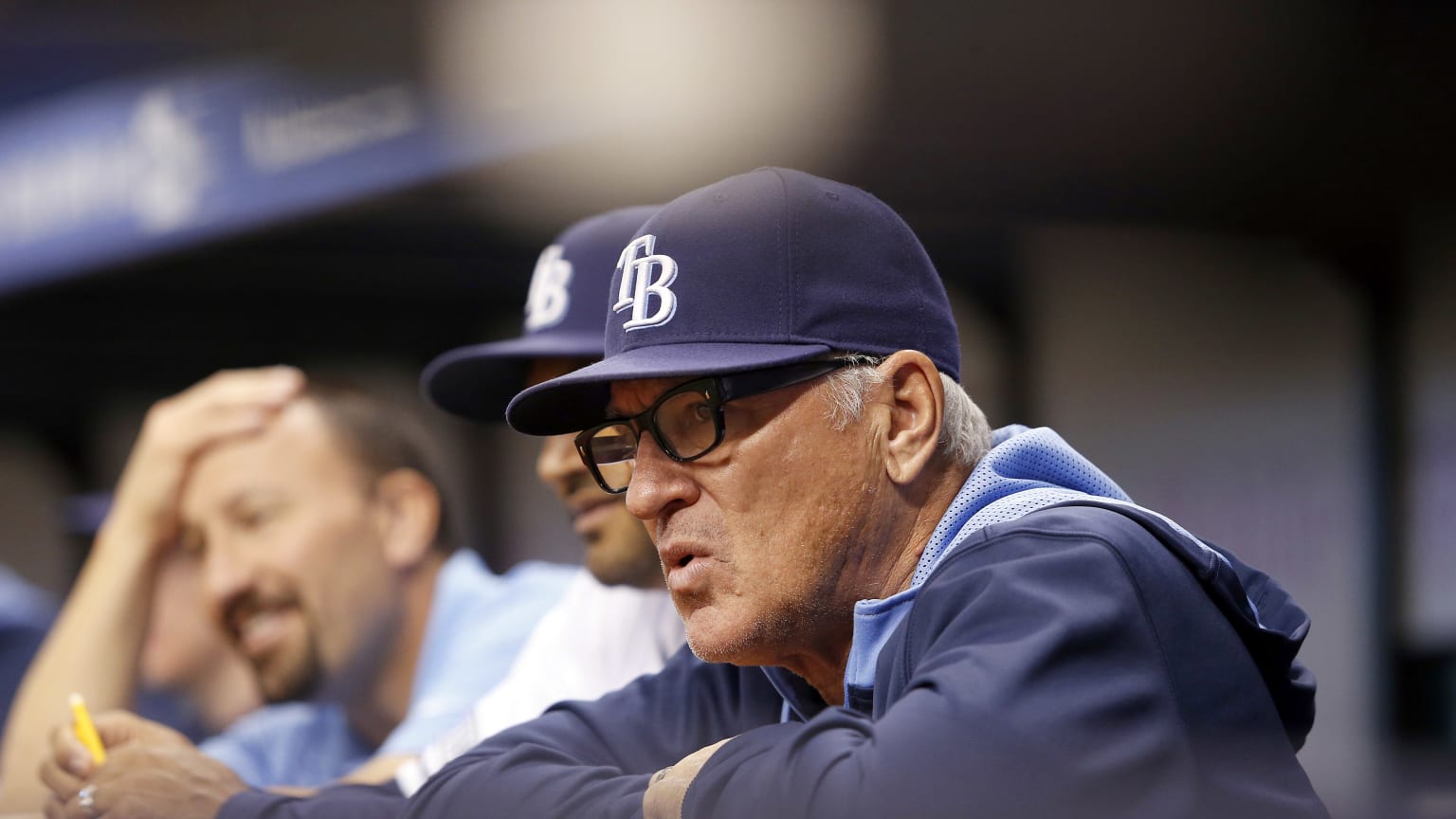 Joe Maddon managing the Rays