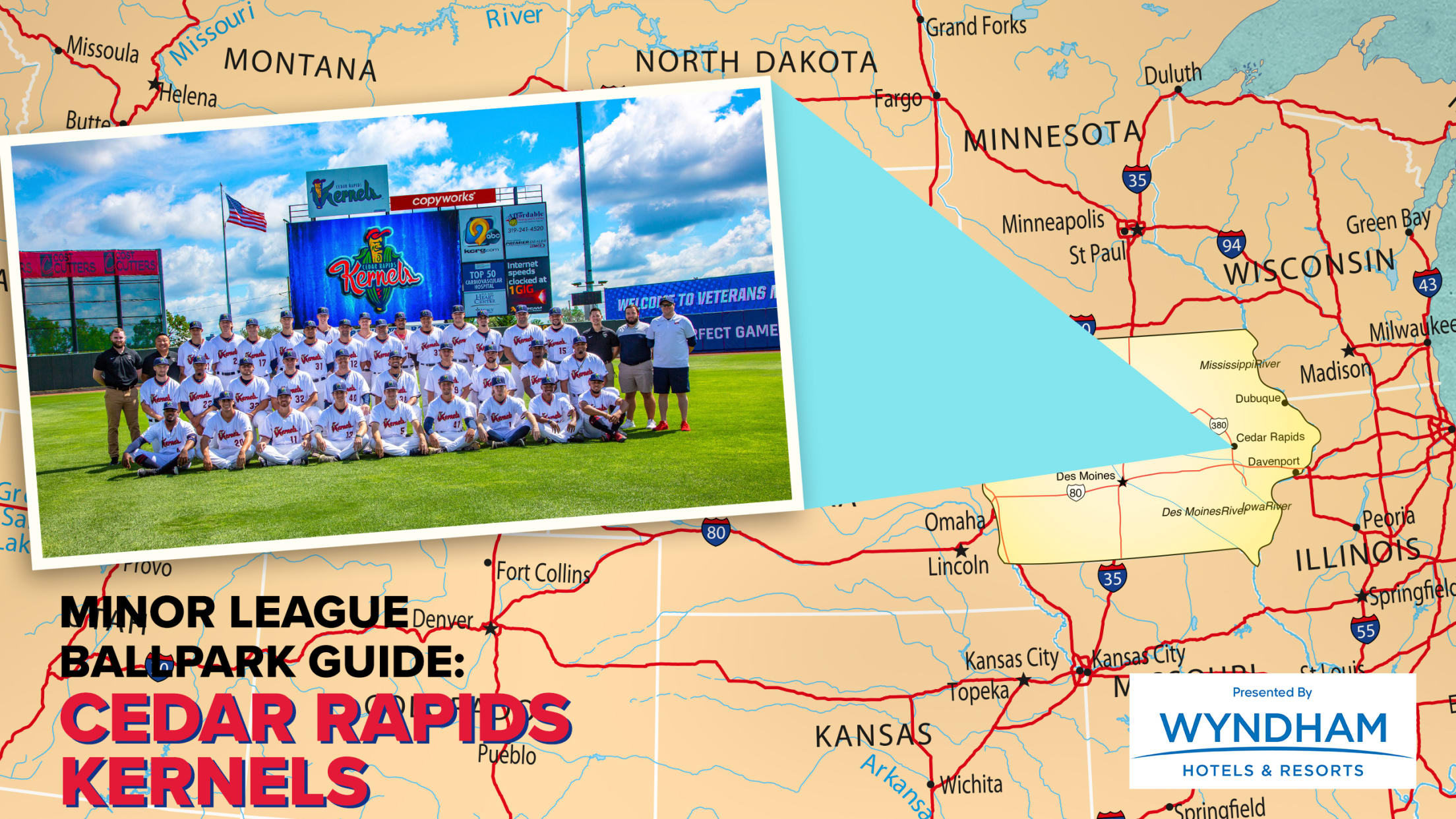 Explore Veterans Memorial Stadium home of the Cedar Rapids Kernels