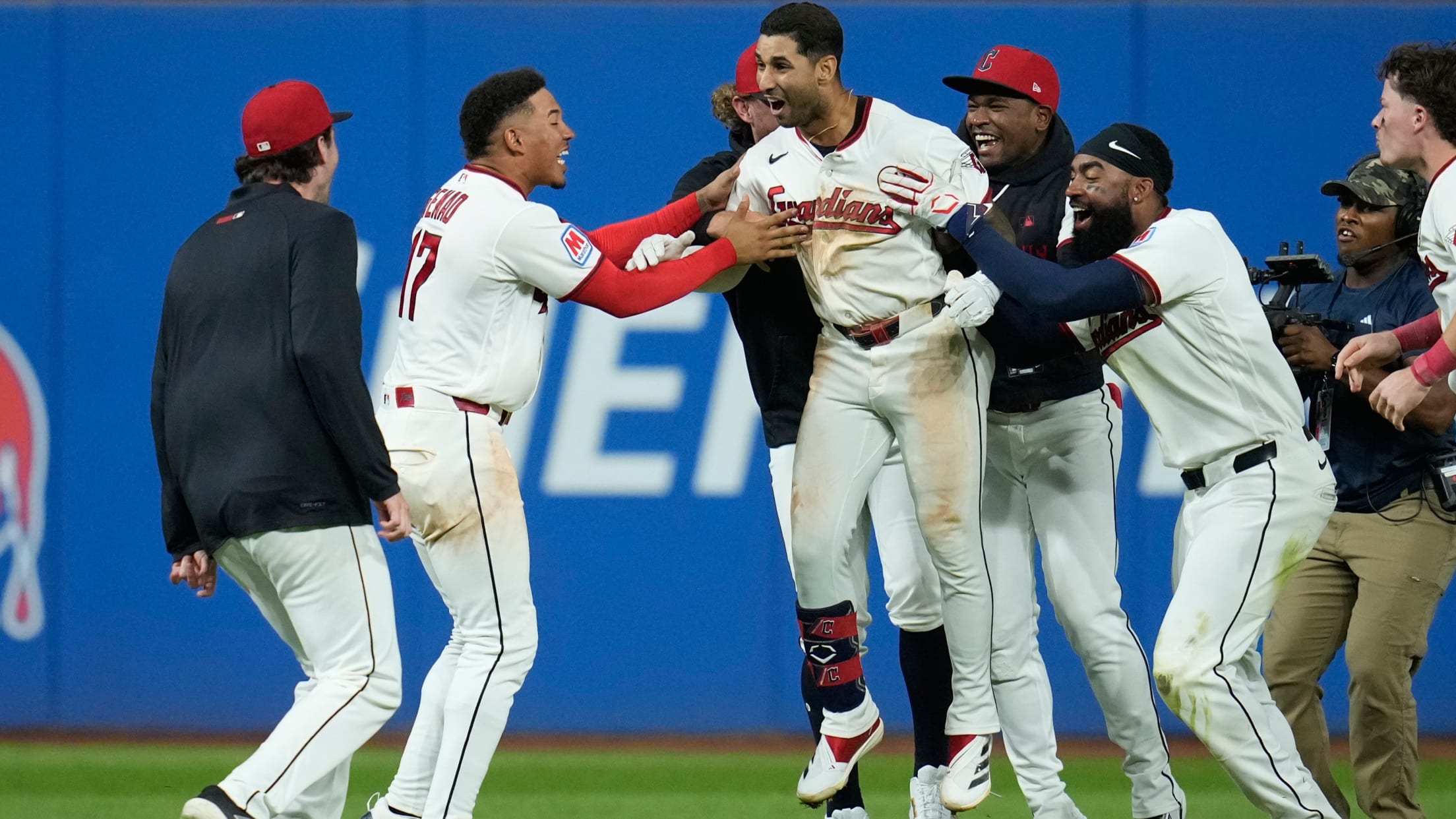 Brayan Rocchio's walk-off double