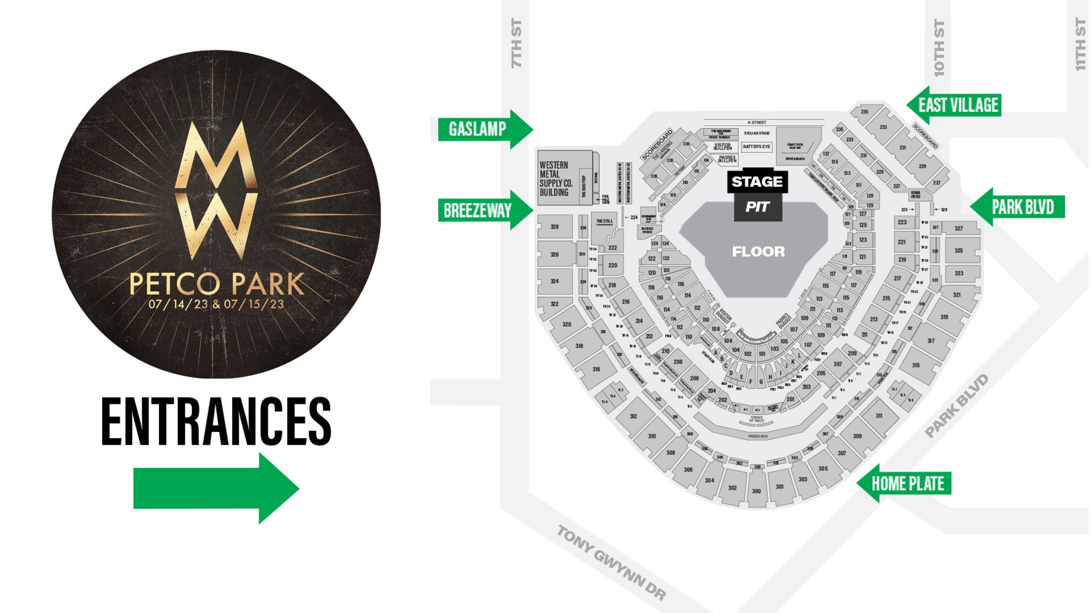 Petco Park Seating Map Concert Matttroy