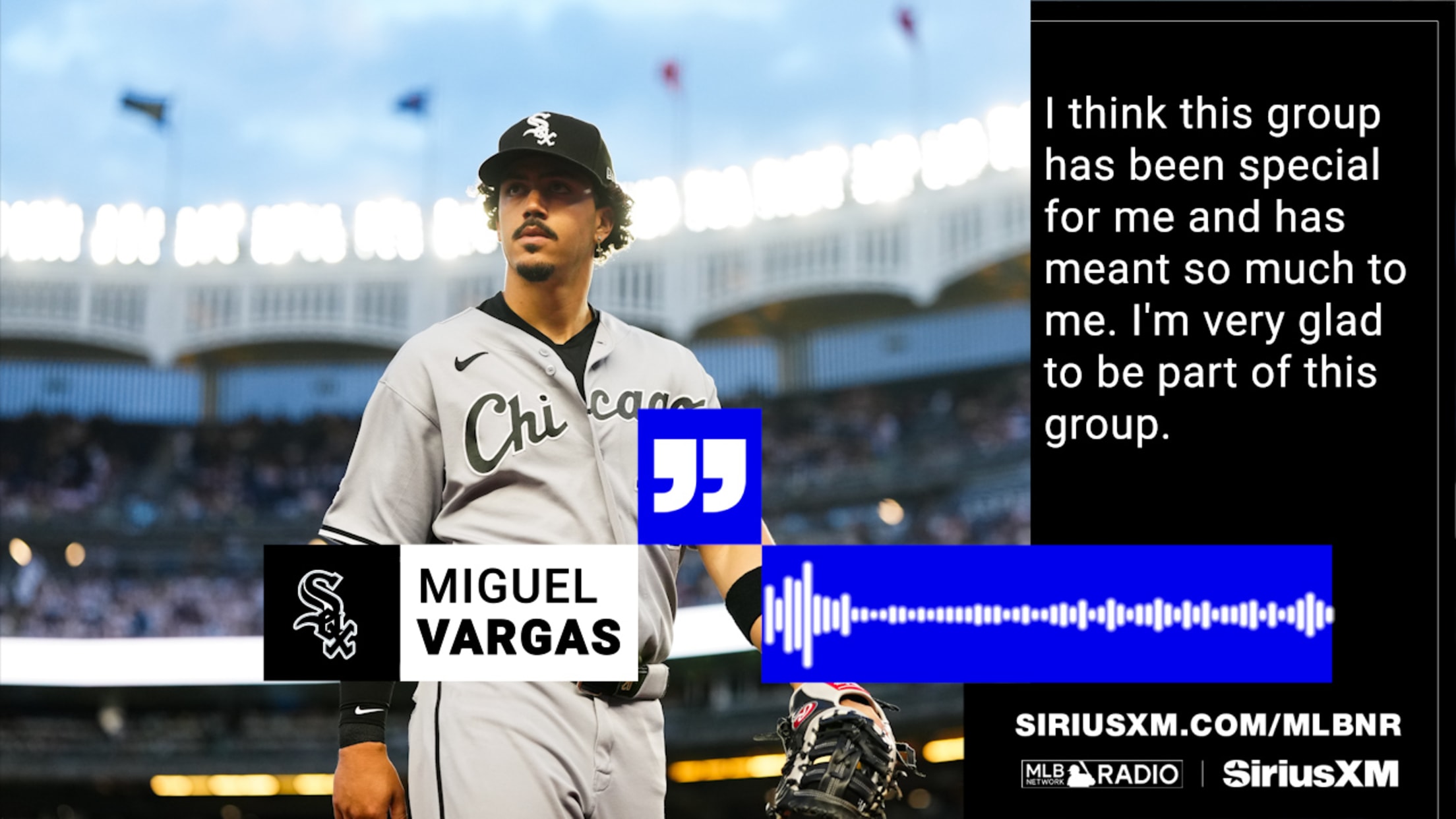 Miguel Vargas: 'I think this group has been special'