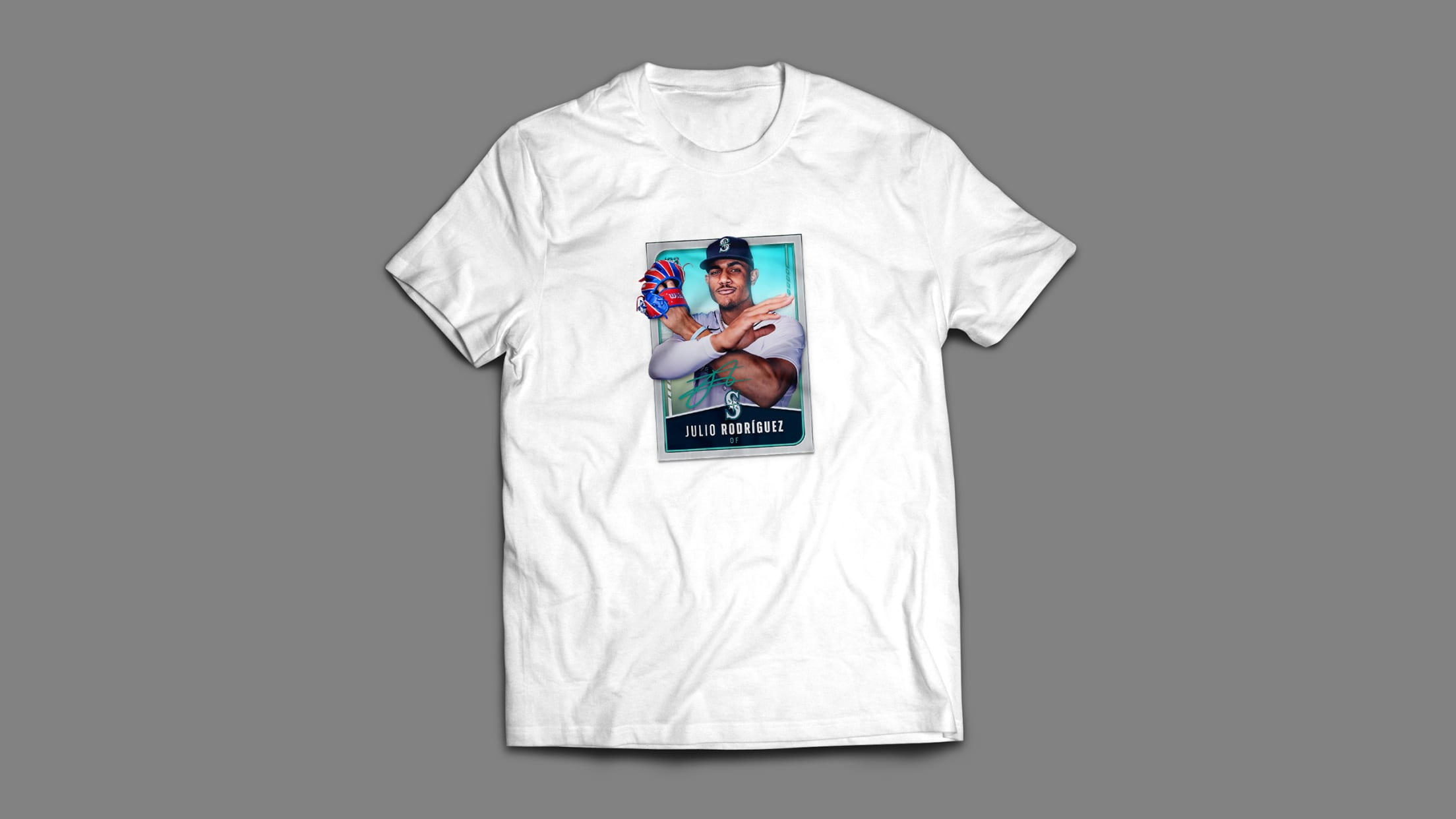 Julio Rodriguez Seattle Name & Number (Front & Back) T-Shirt