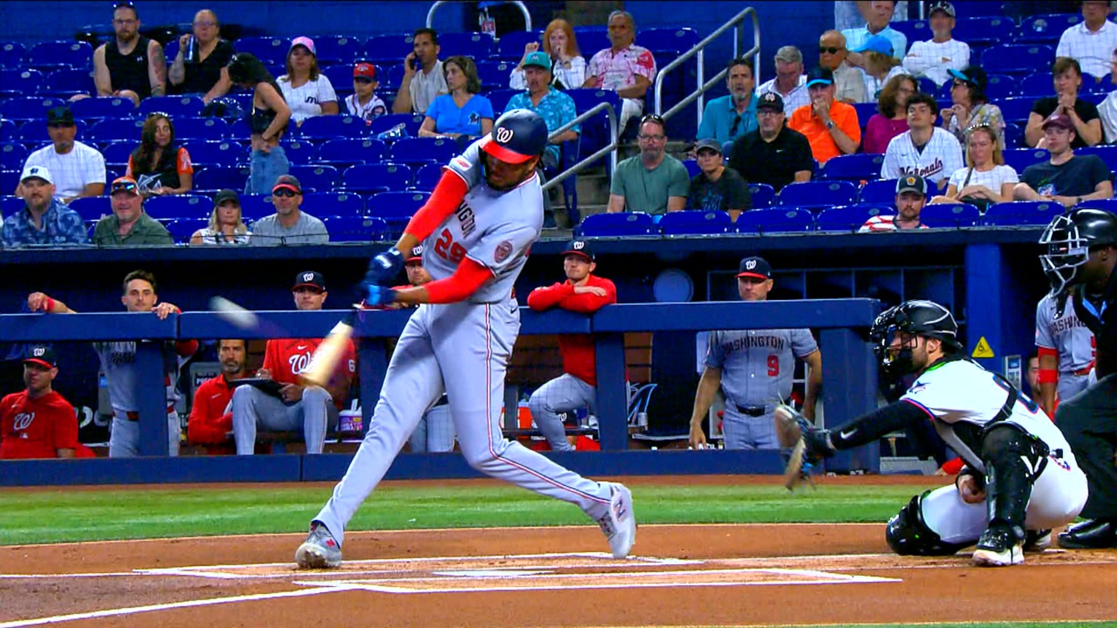 Data Viz: James Wood's home run
