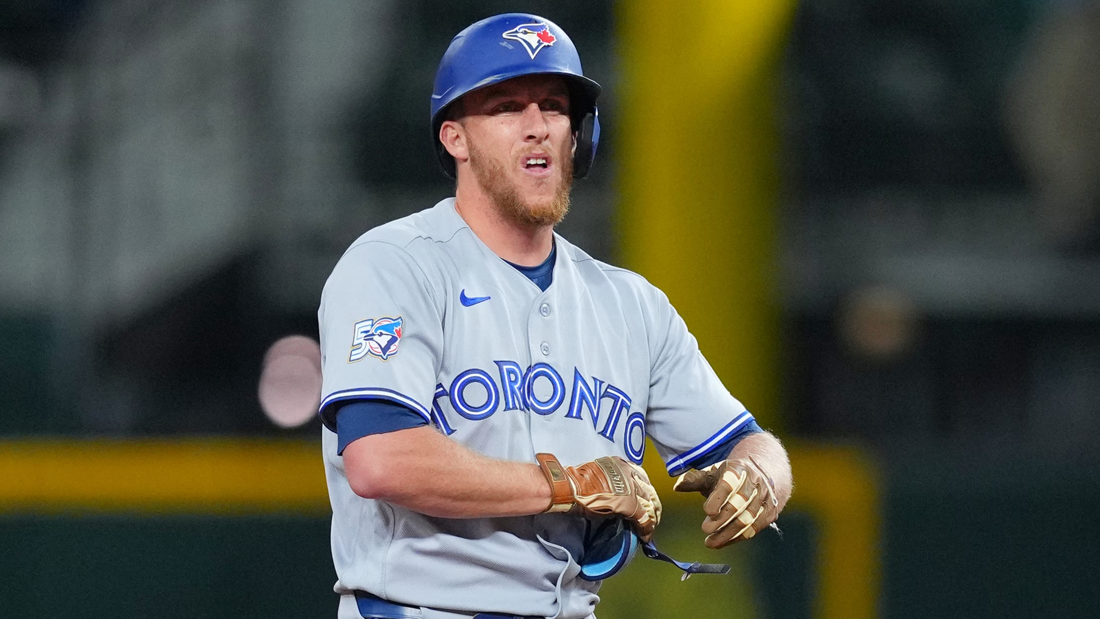Myles Straw's RBI double