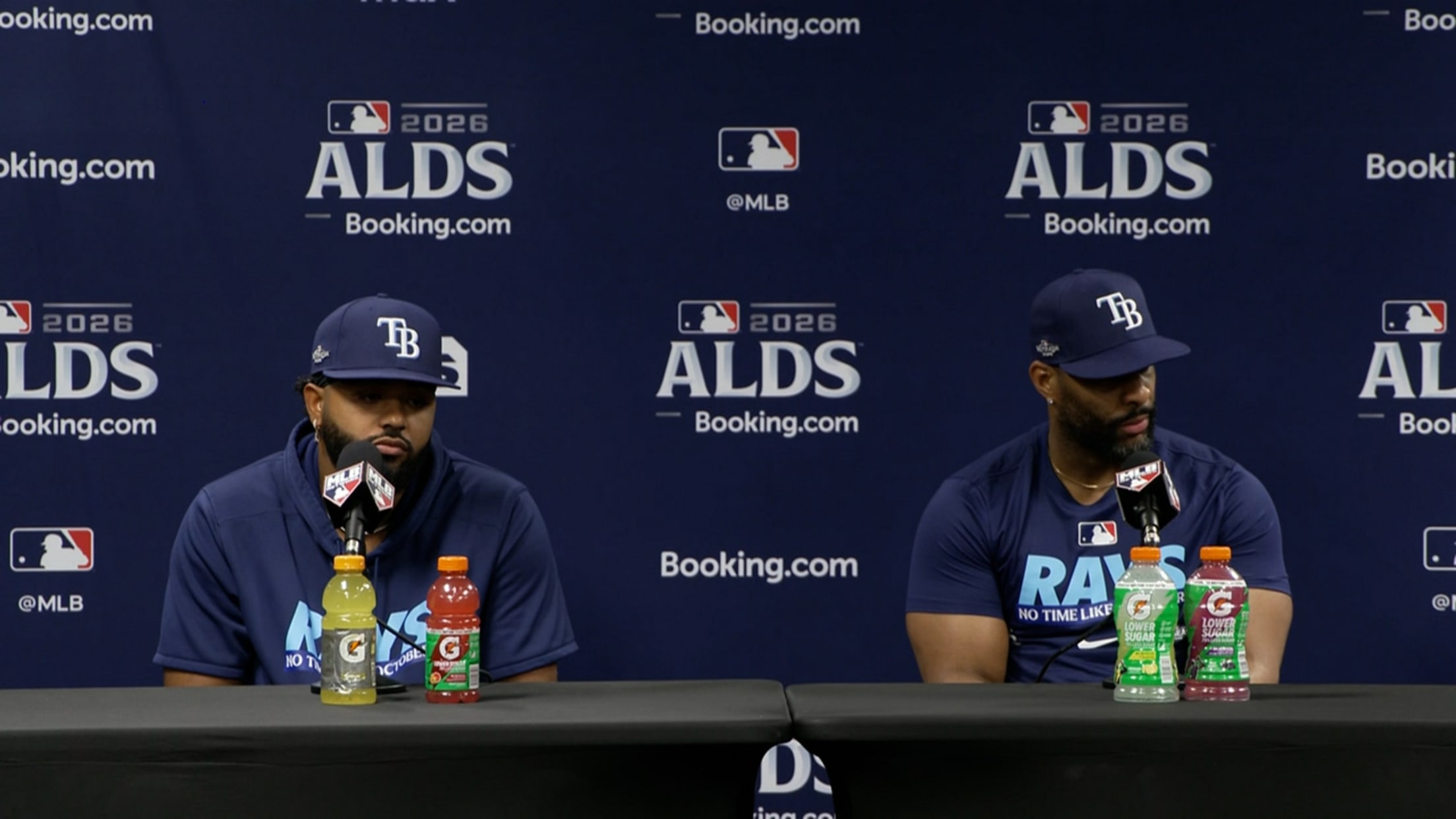 Junior Caminero, Yandy Díaz on being ready for ALDS