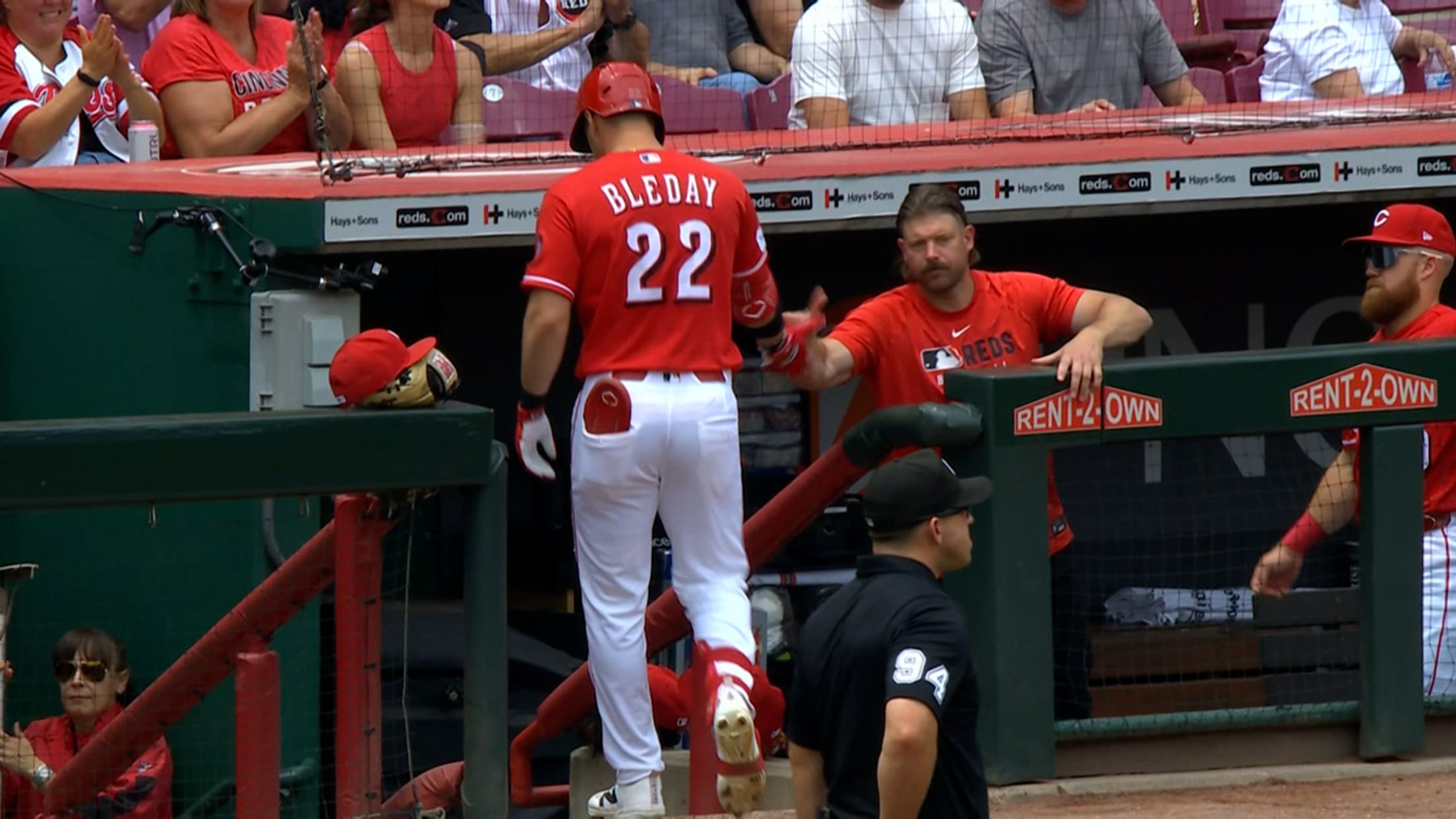 JJ Bleday's sacrifice fly