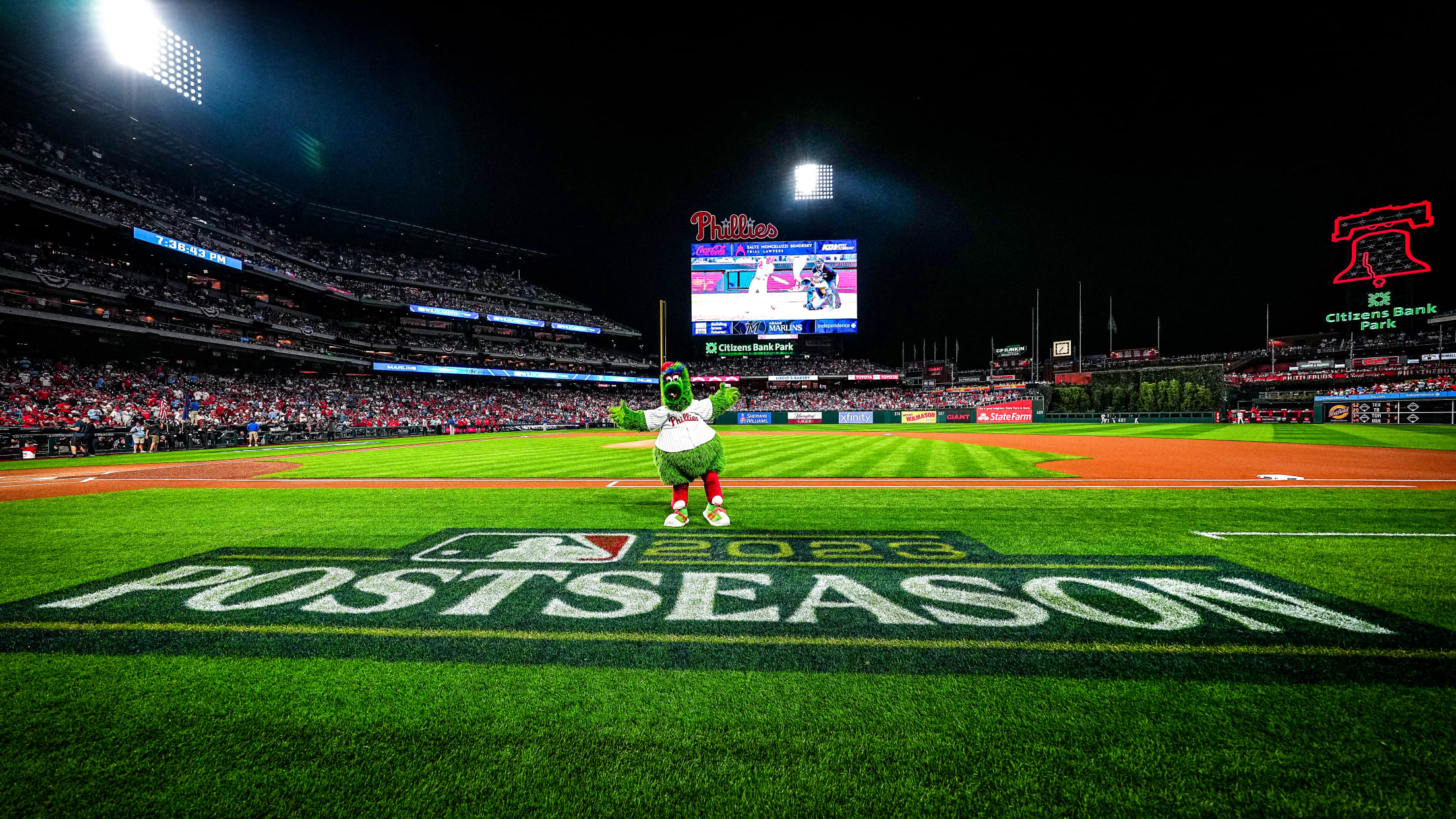 Red October kicks off with a 4-1 victory over the Marlins in Game 1 of the  wild-card series