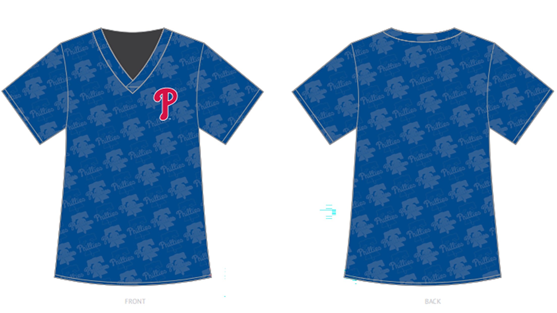 Philadelphia Phillies Light Blue Dollar Dog Night Fashion T Shirt