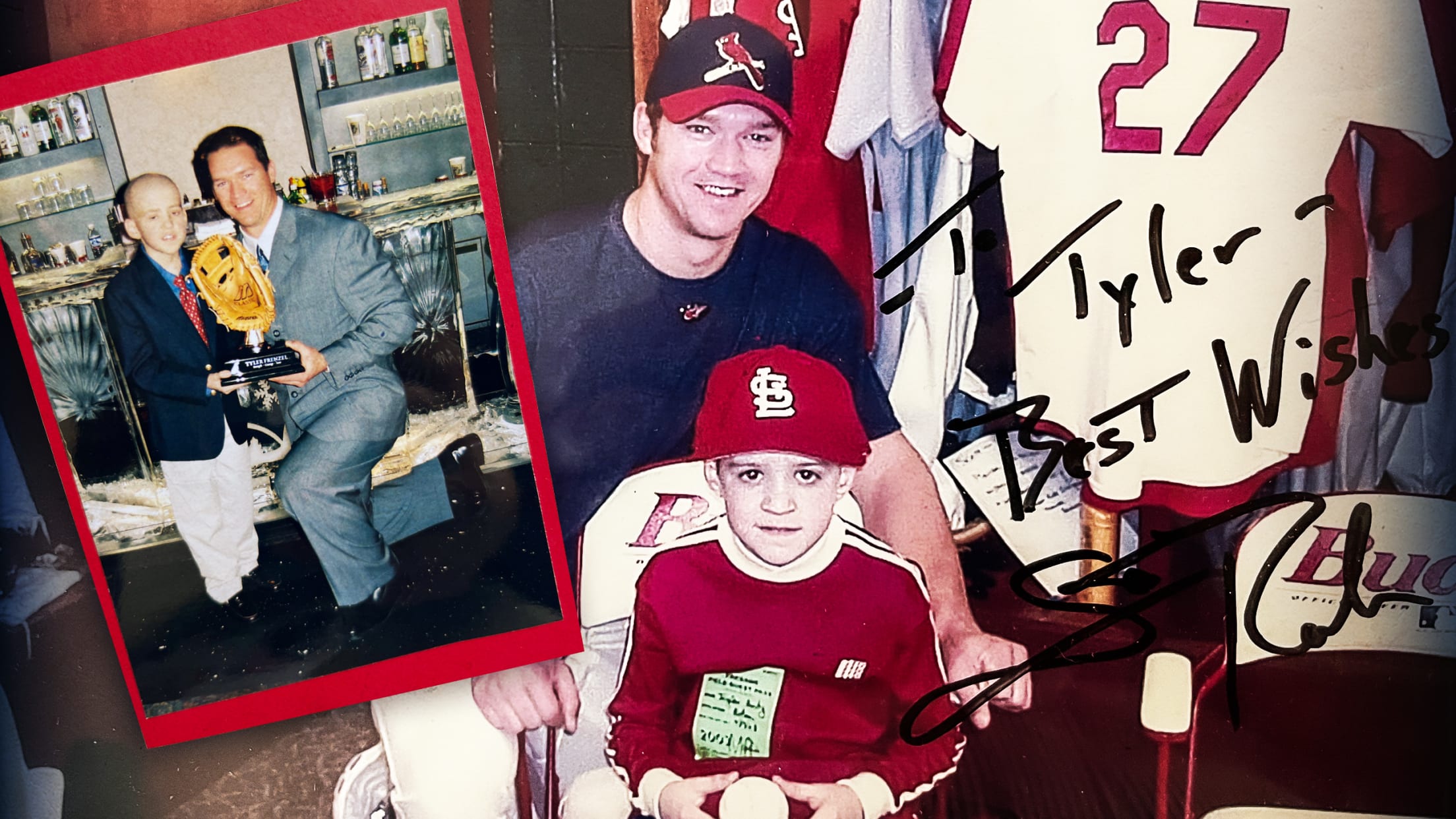 St. Louis Cardinals Scott Rolen wife Niki and daughter Raine Tyler