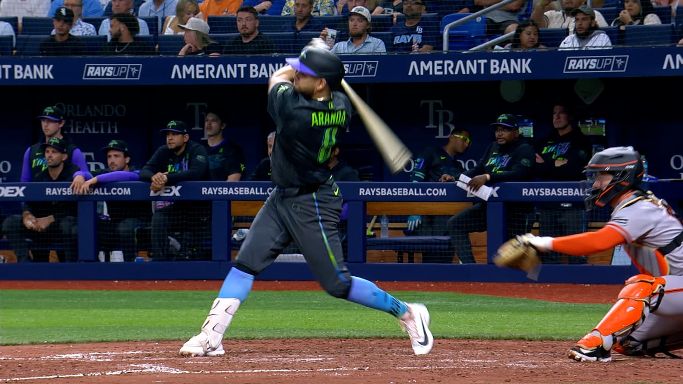 Jonathan Aranda's two-run single