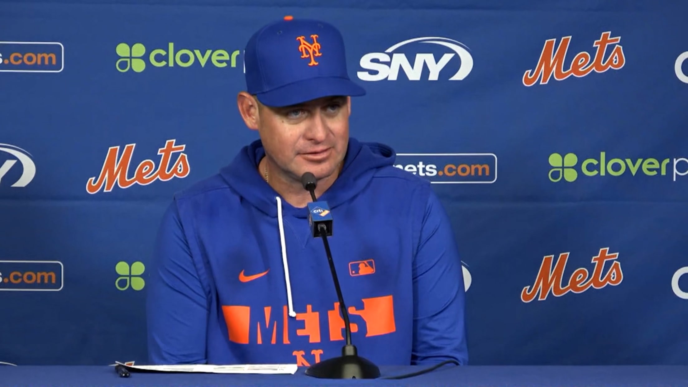 Carlos Mendoza on pitching depth, Bichette's defense