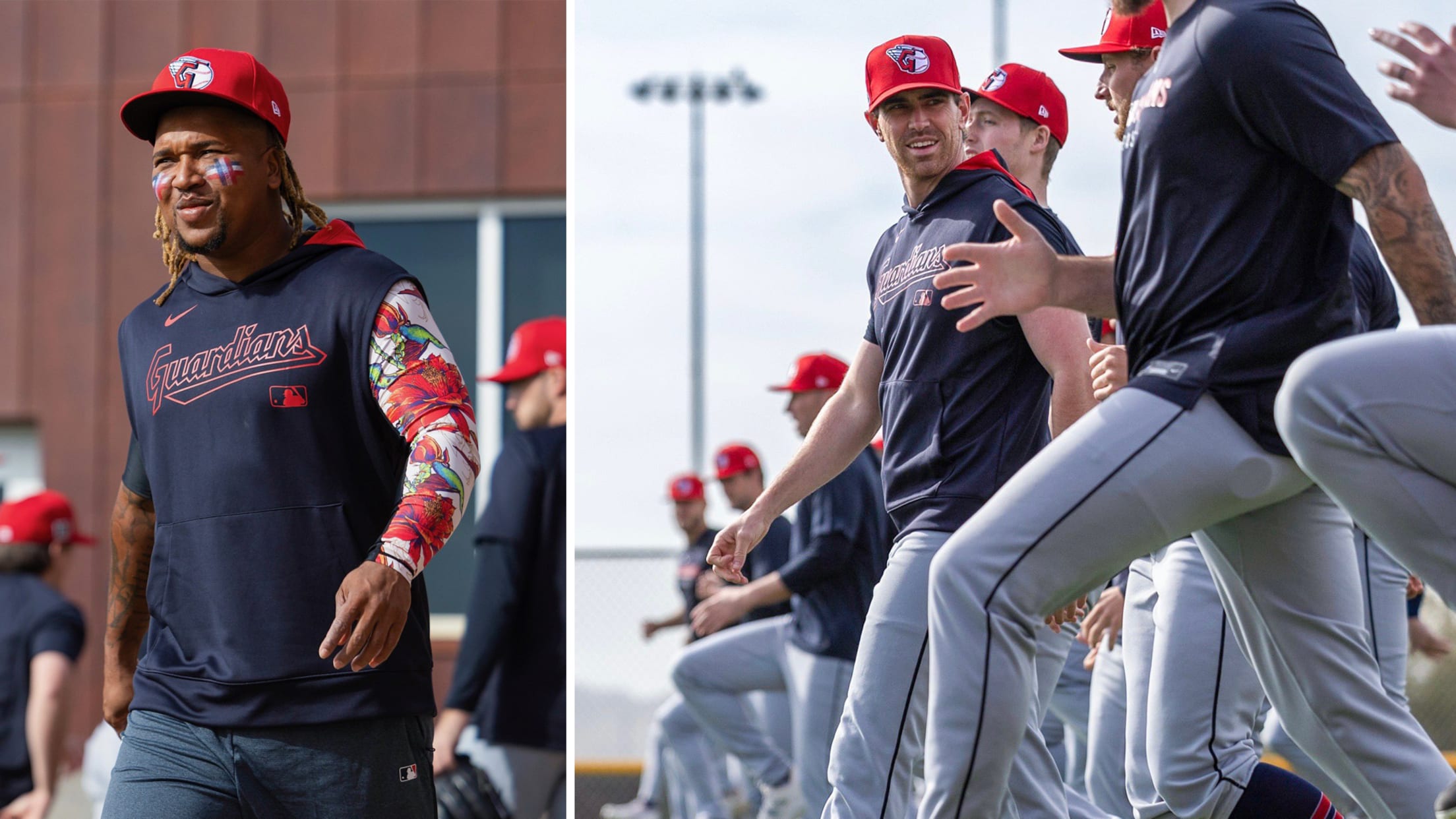 José Ramírez and a group of Cleveland pitchers