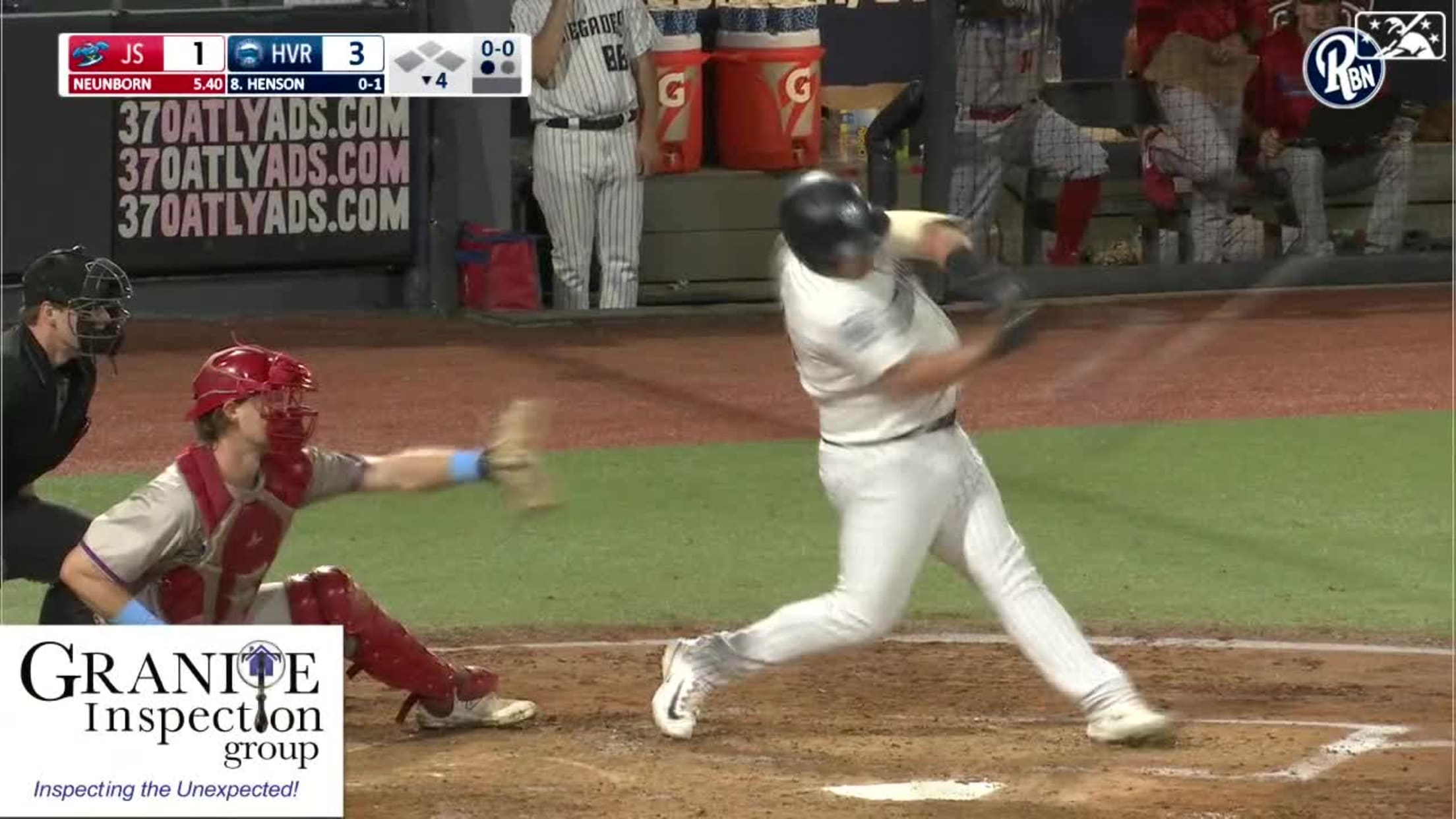 Spencer Henson's solo homer
