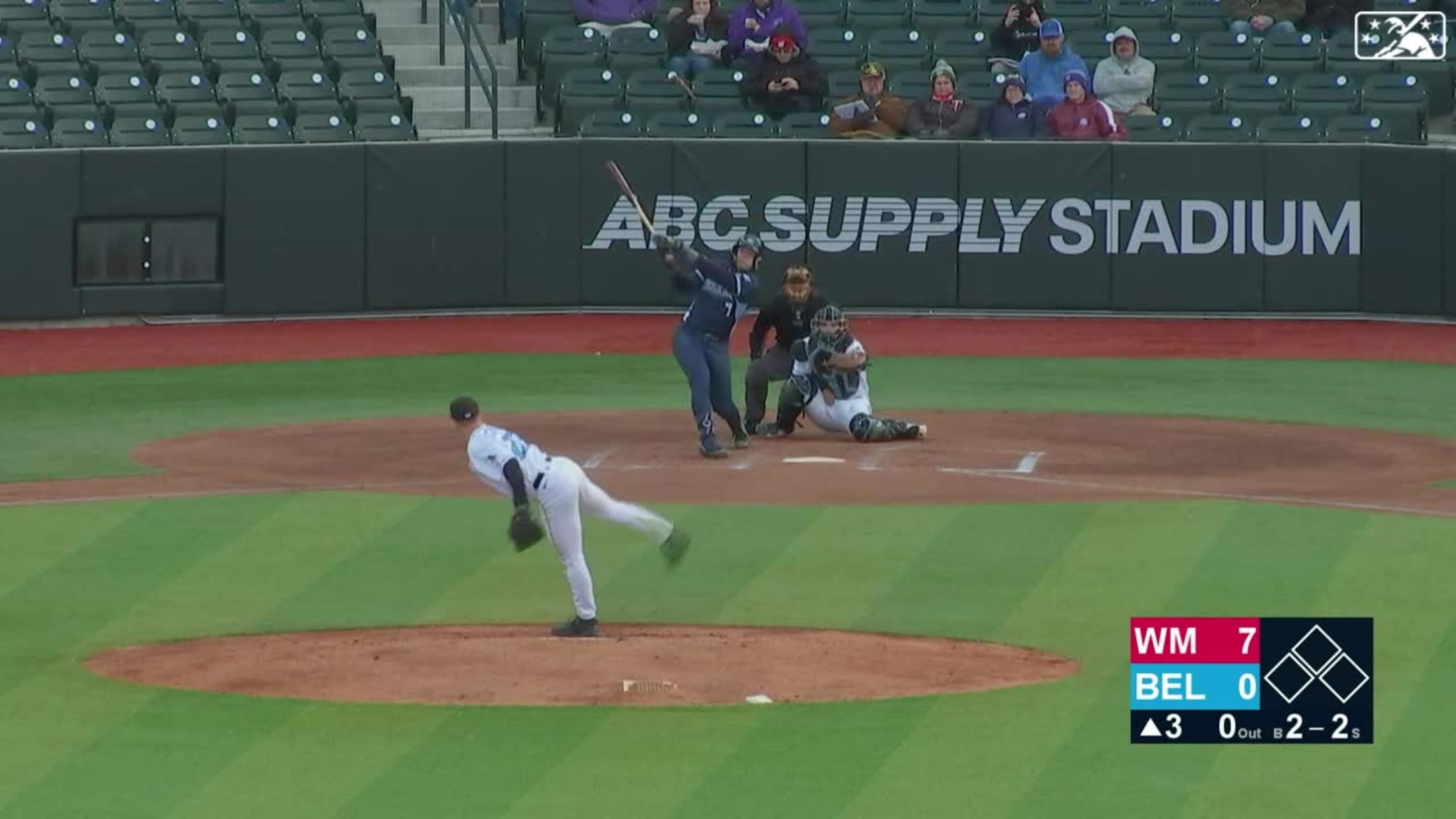 Danny Serretti's solo home run