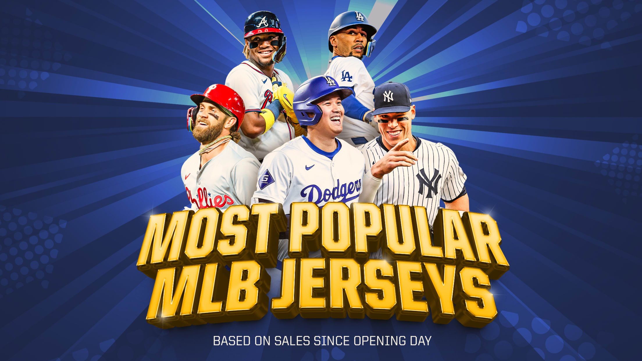 Most popular MLB jerseys in 2024