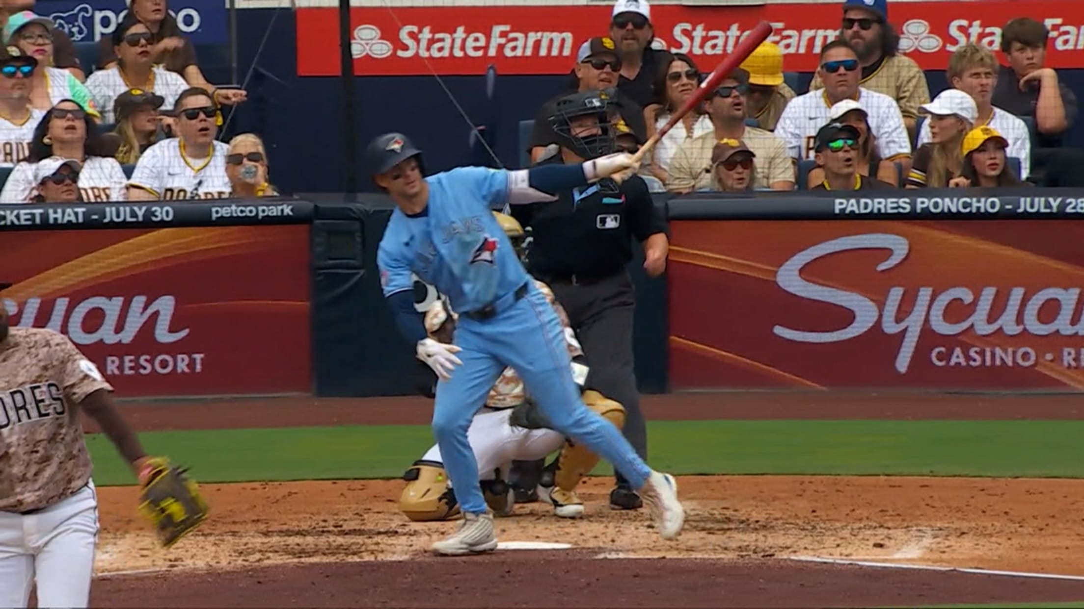Ernie Clement's two-run homer (8)