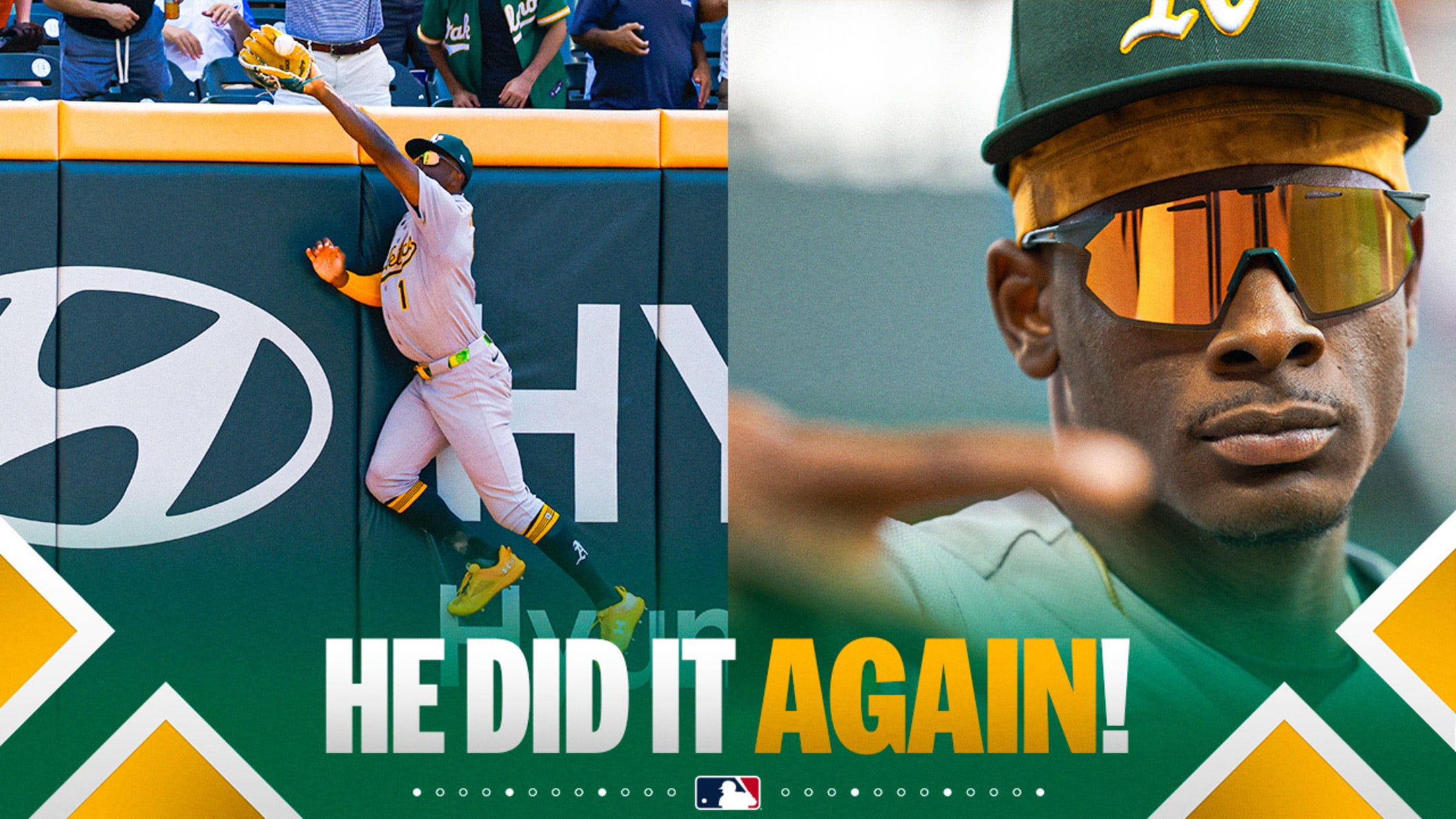 Denzel Clarke's INCREDIBLE home run robbery