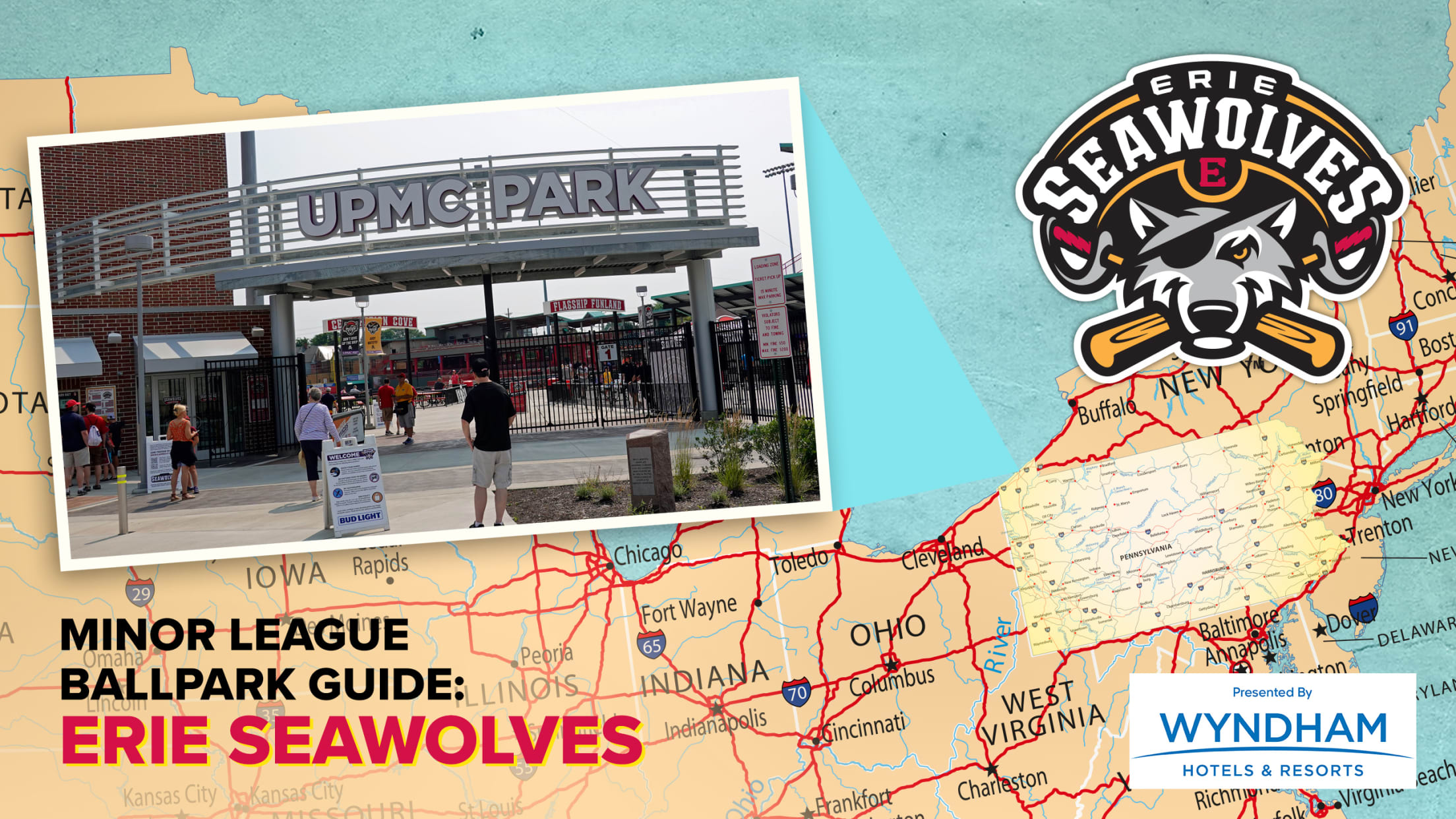 Visit UPMC Park, home of the Erie SeaWolves