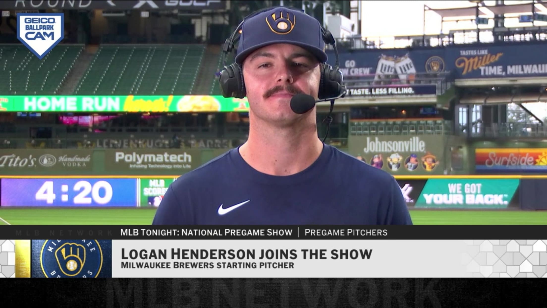 Logan Henderson joins MLB Tonight