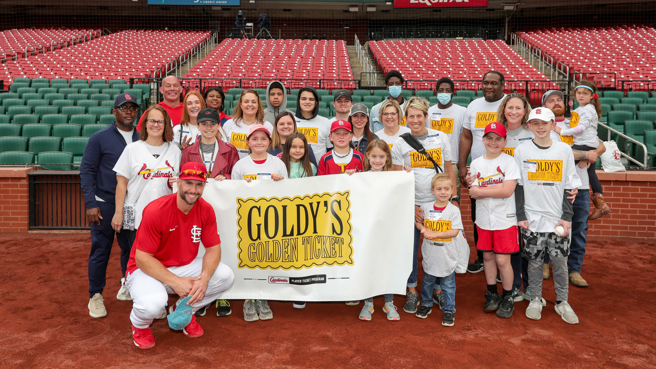 CardinalsCare on Twitter: Good guy Paul Goldschmidt hosted a group from  the James Project before tonight's game as part of his Player Ticket  Program.  / X