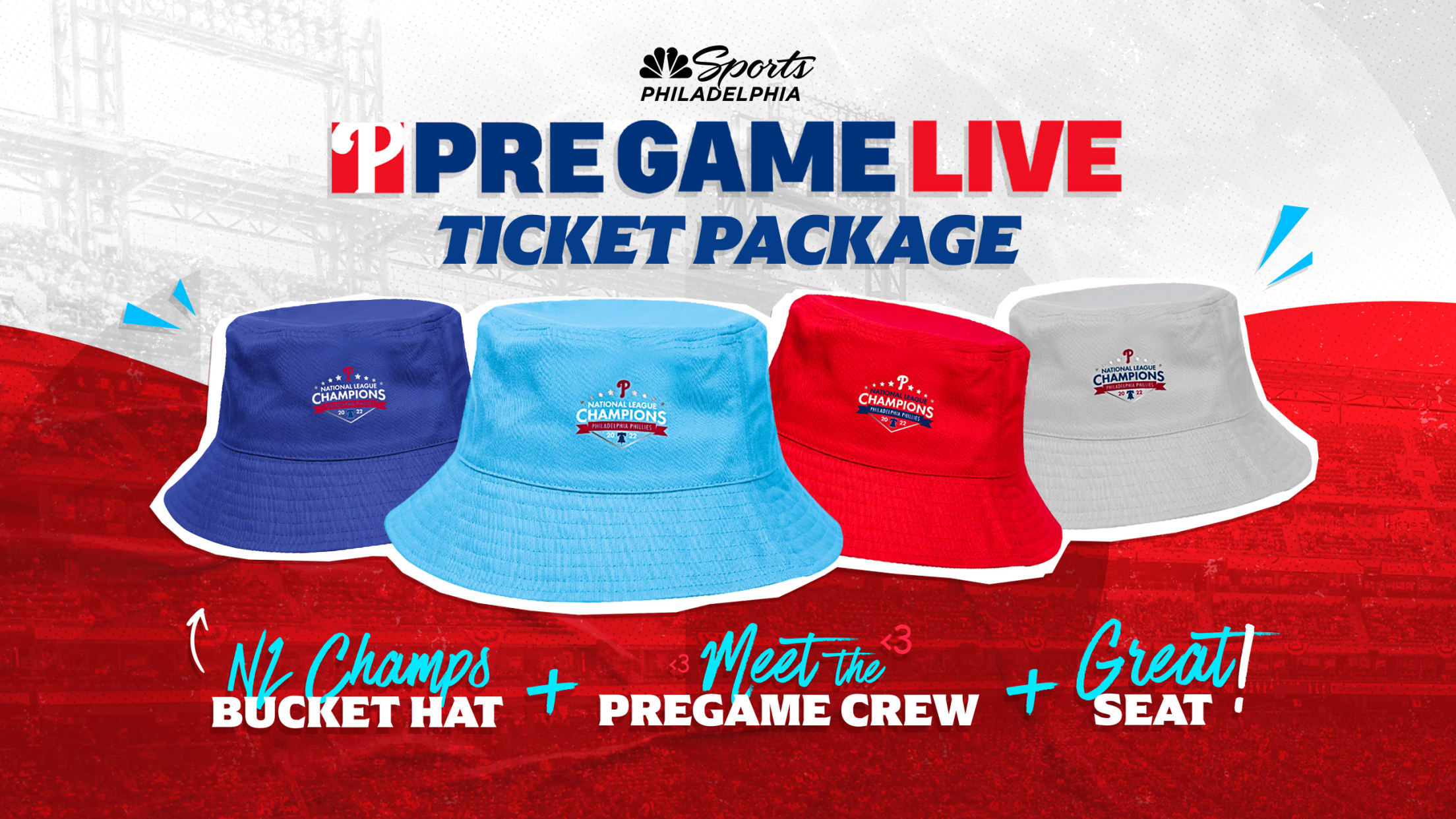 Phillies Pregame Live Ticket Package Philadelphia Phillies