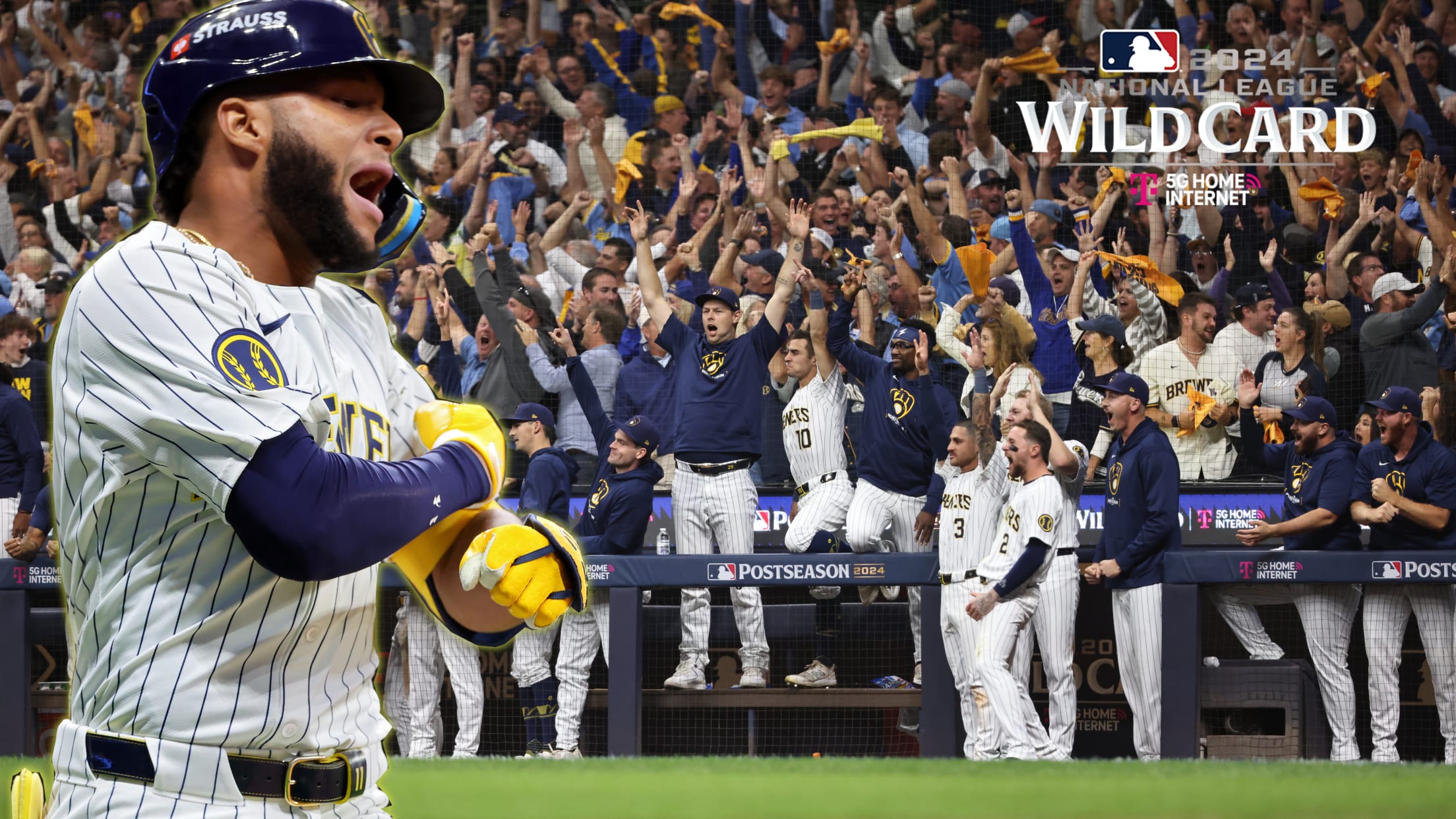 Jackson Chourio's game-tying homer fired up the dugout and the crowd