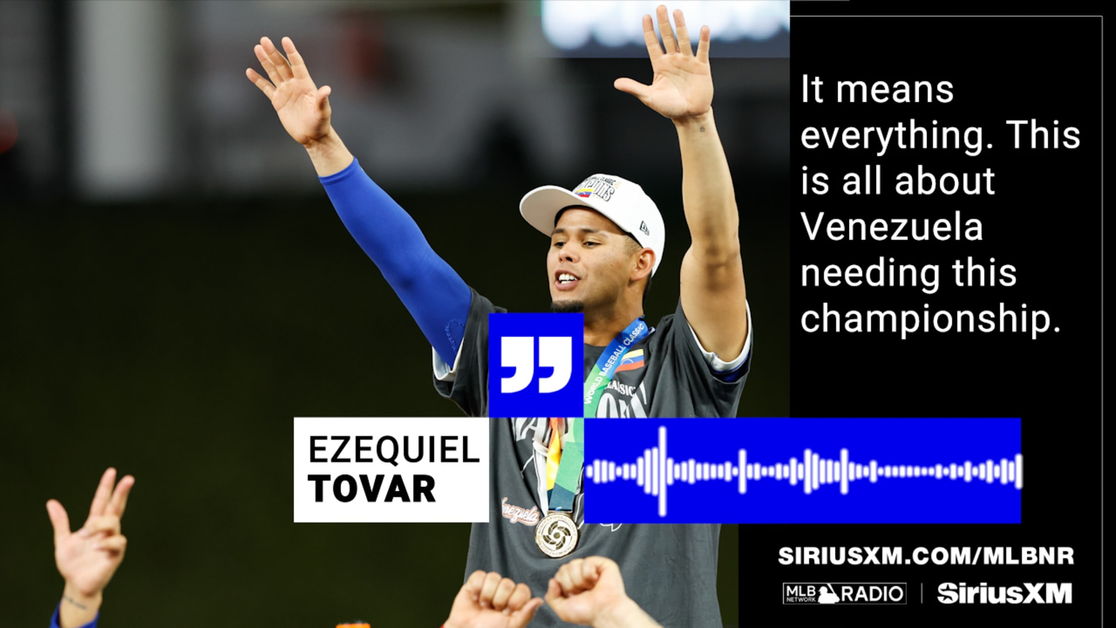 Ezequiel Tovar discusses World Baseball Classic win