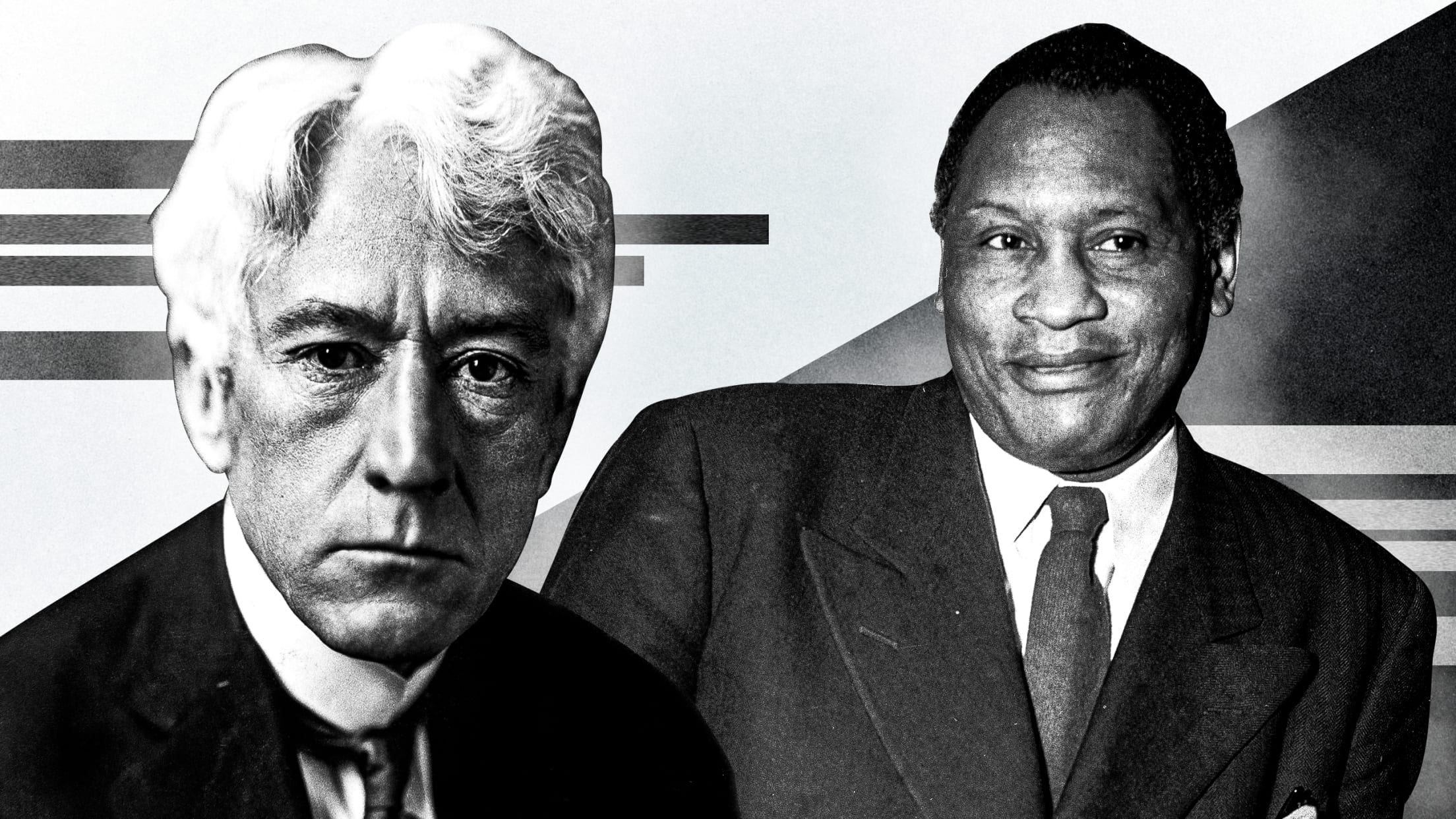 Judge Kenesaw Mountain Landis and Paul Robeson