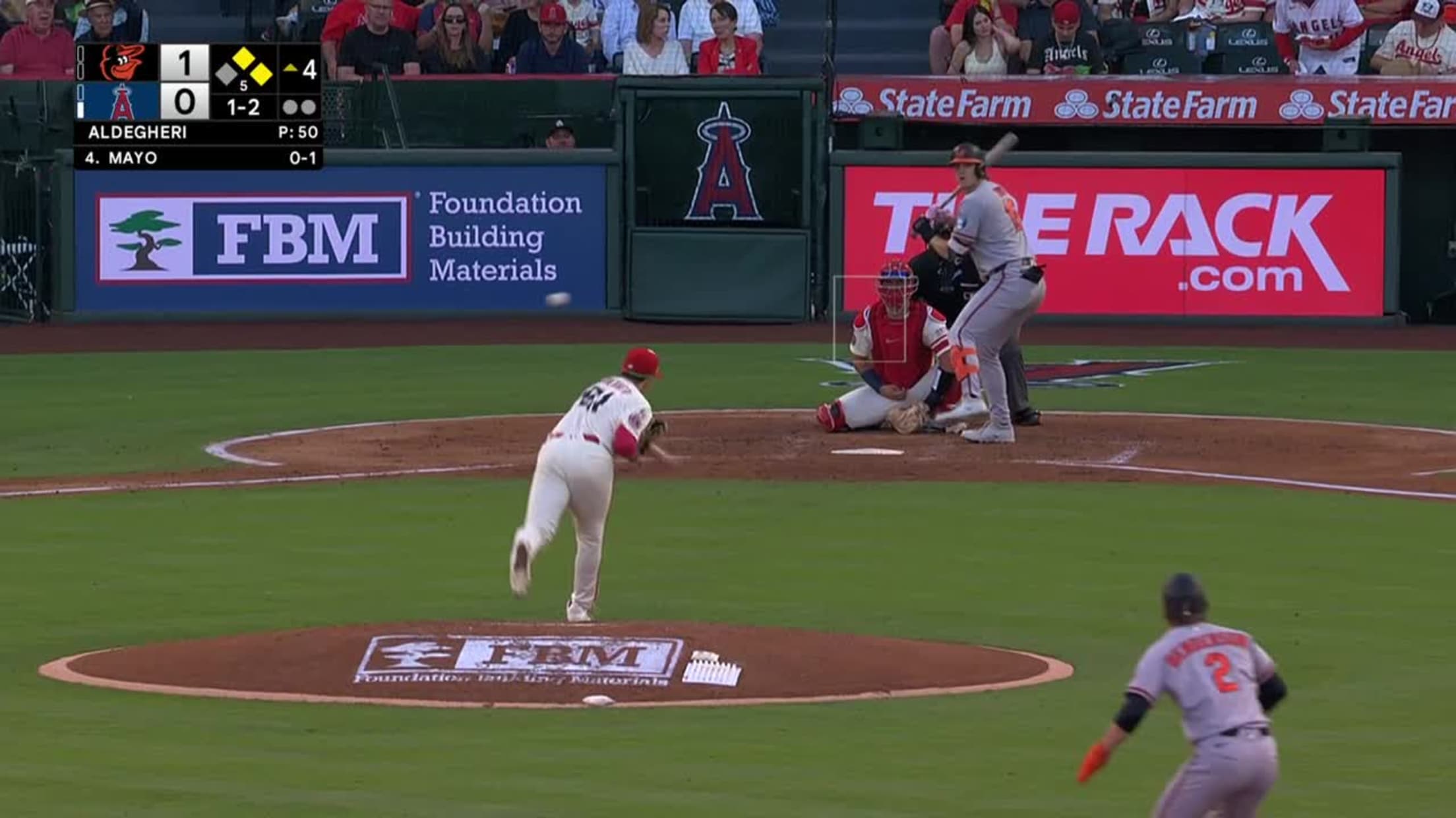 Coby Mayo's three-run homer (10)
