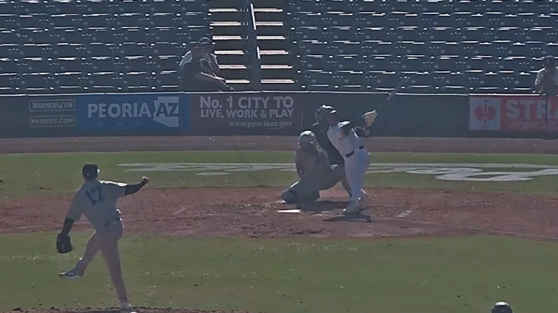 Justin DeCriscio's home run, two-hit game