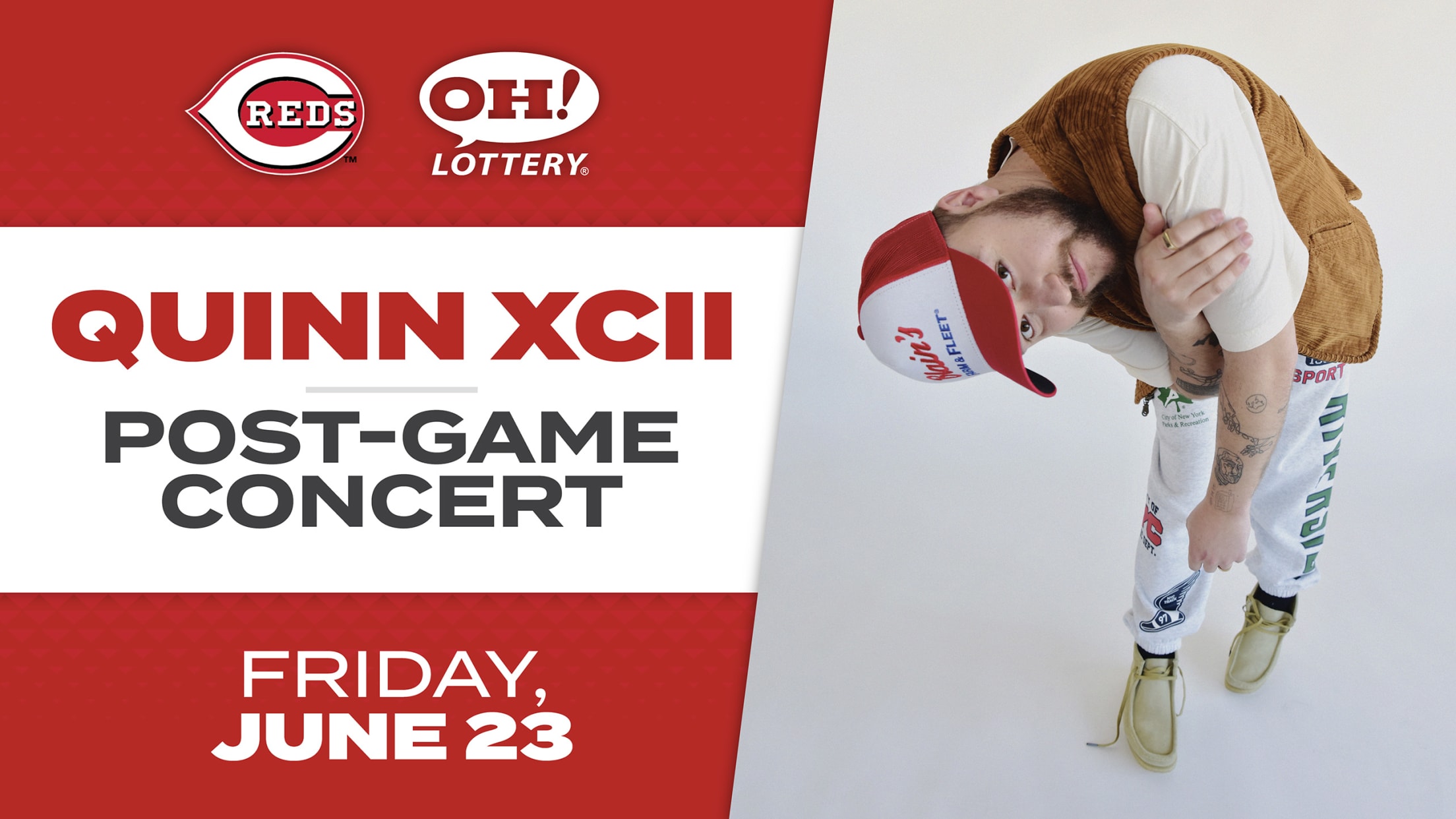 Quinn XCII PostGame Concert Cincinnati Reds