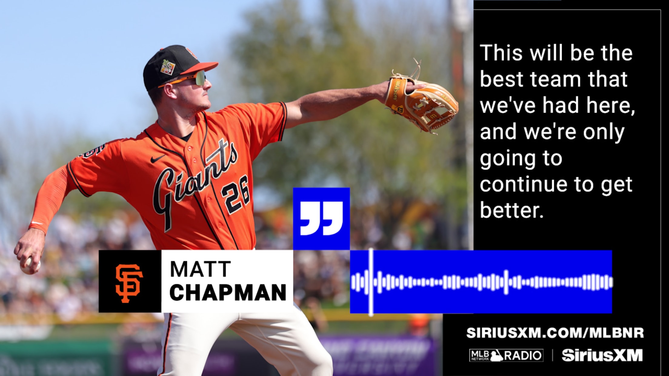 Matt Chapman on trusting Buster Posey, goals for 2026