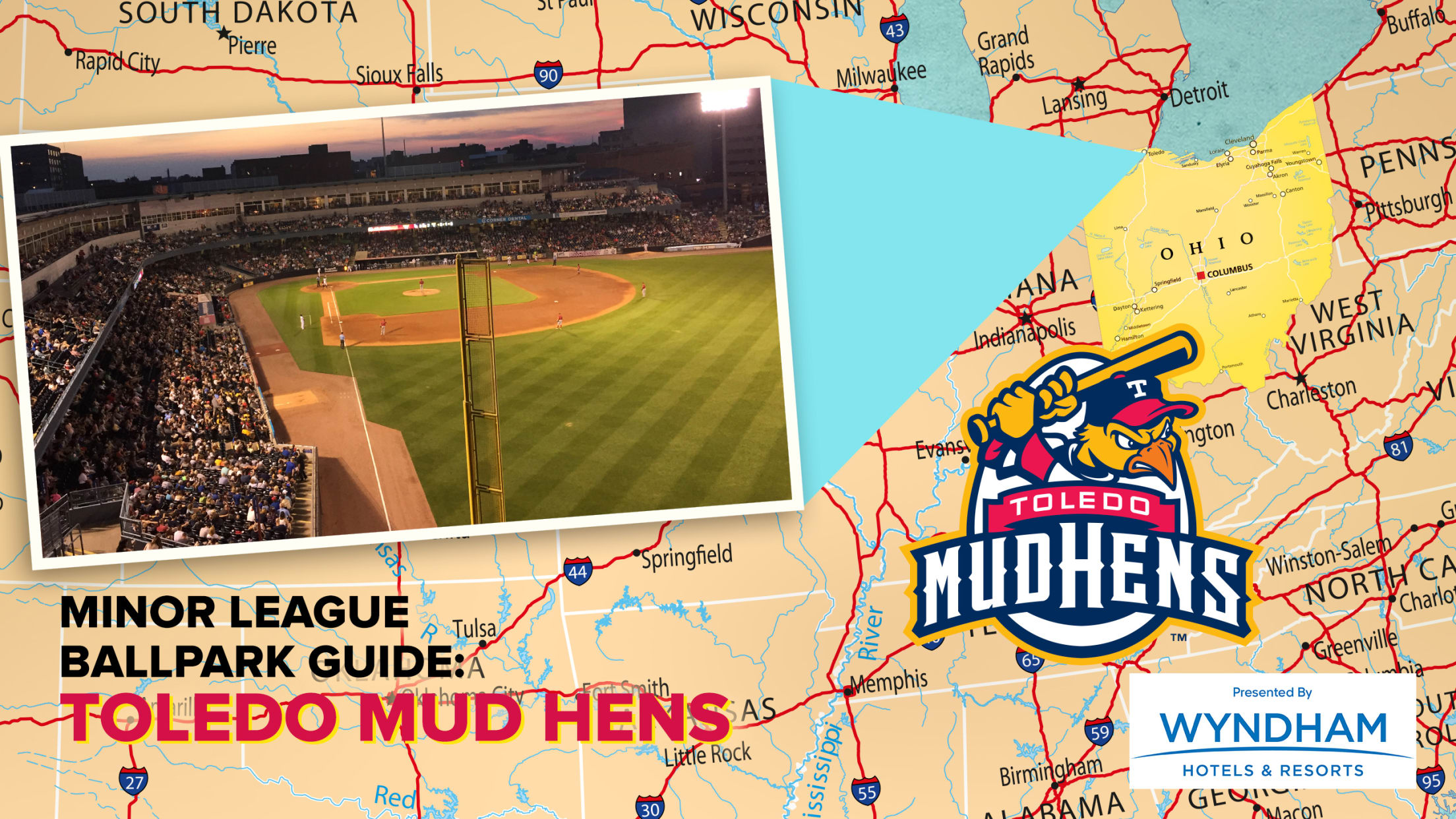 Toledo Mud Hens Blue Minor League Baseball Fan Apparel and